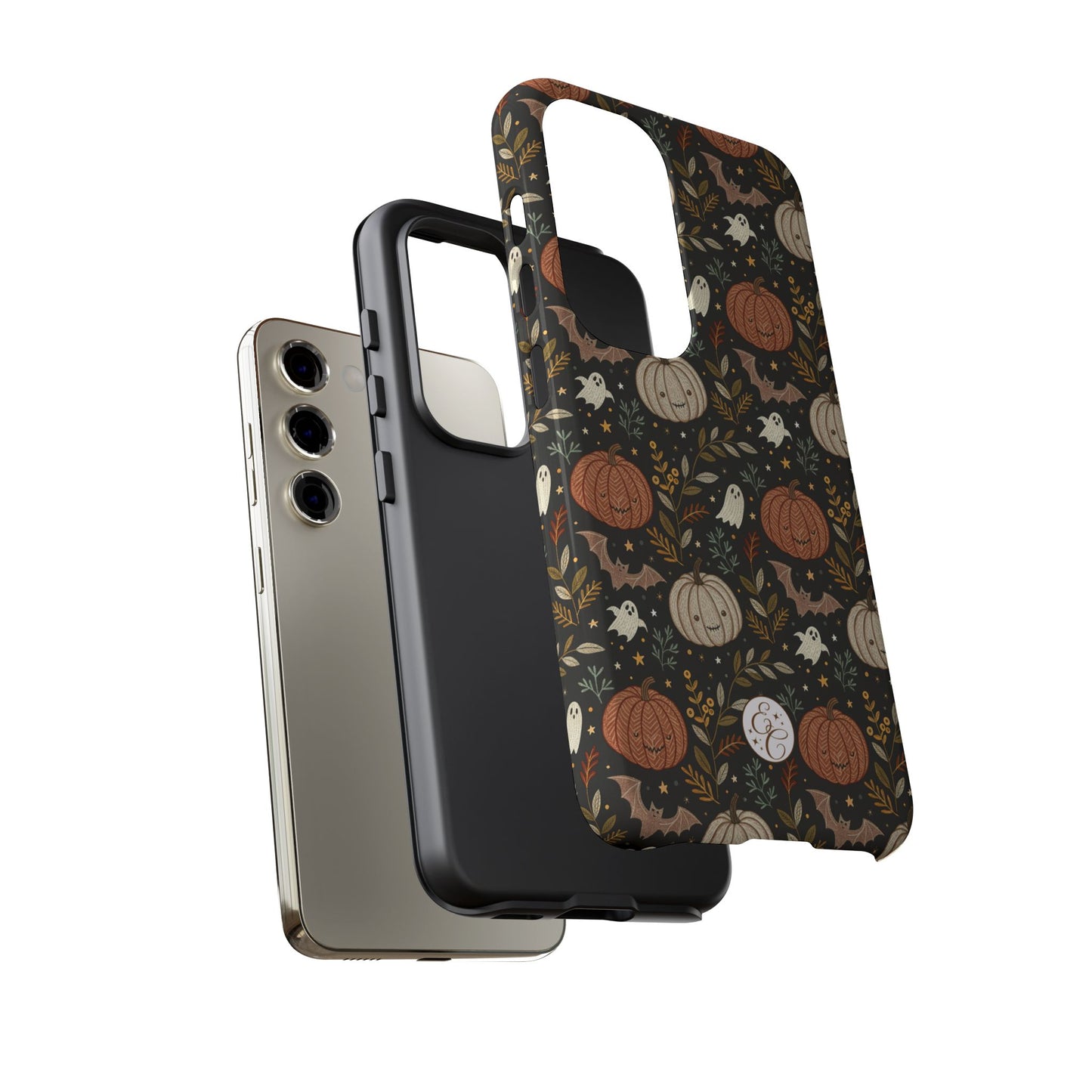 Spooky Halloween Boho Pattern Tough Phone Case