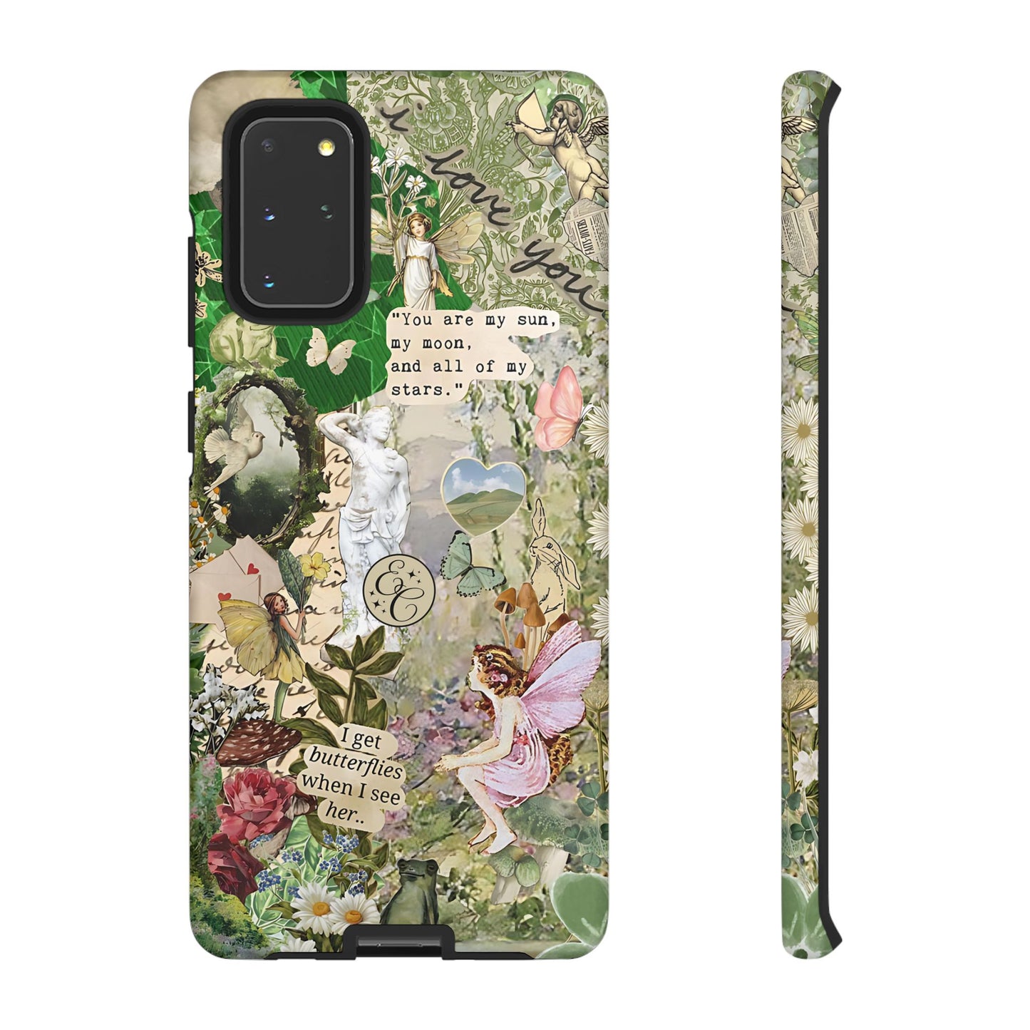 Vintage Botanical Collage Tough Phone Case