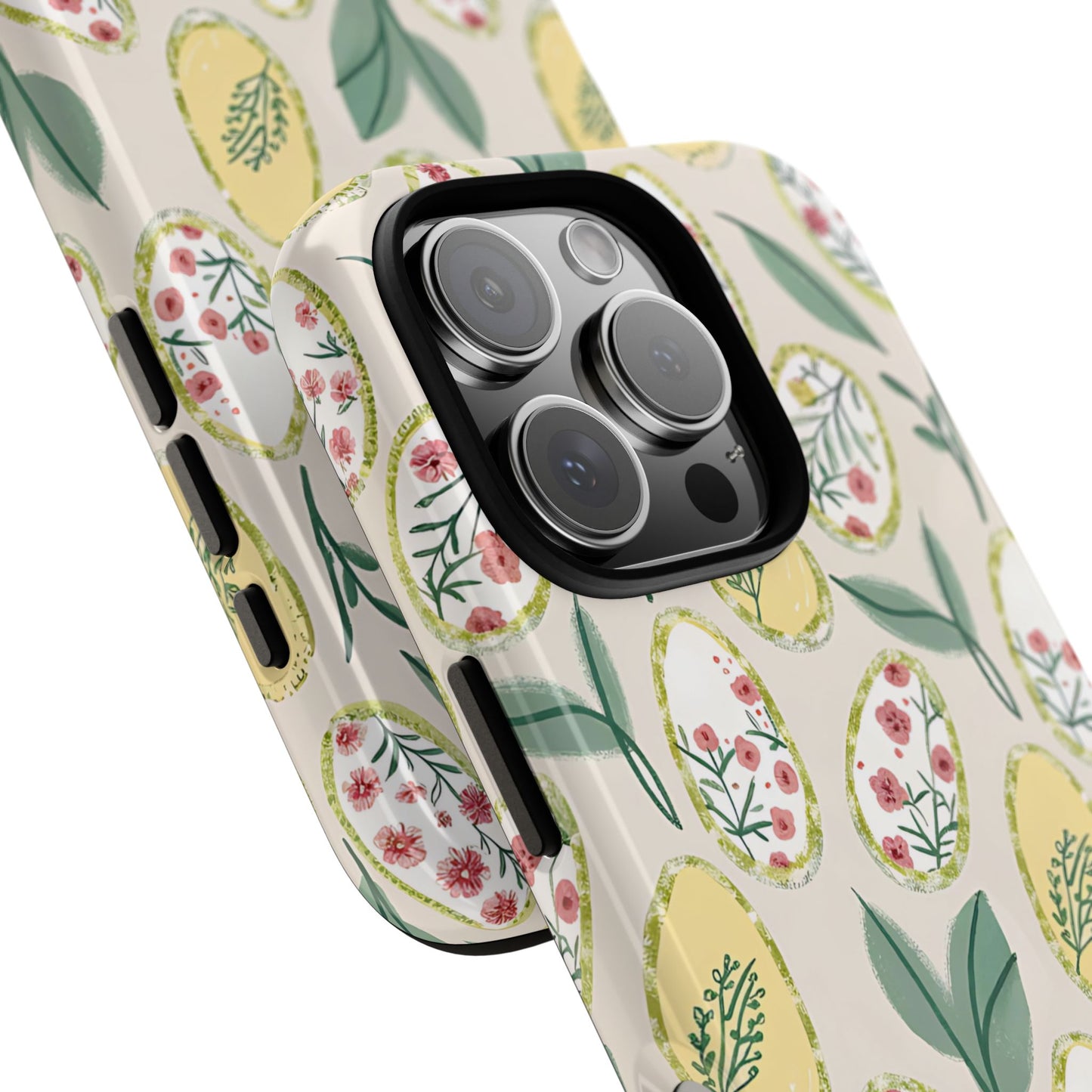 Floral Easter Egg Pattern Tough Phone Case