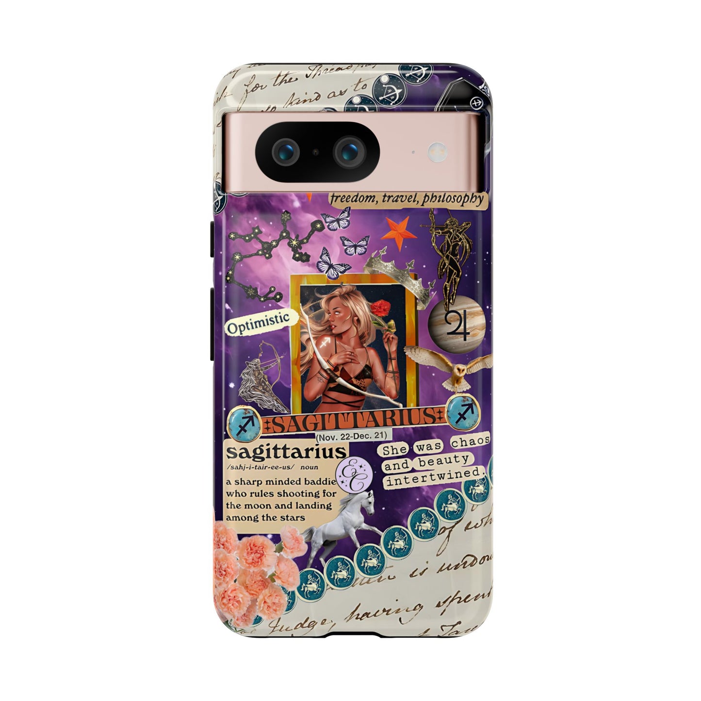 Sagittarius Zodiac Star Sign Tough Phone Case