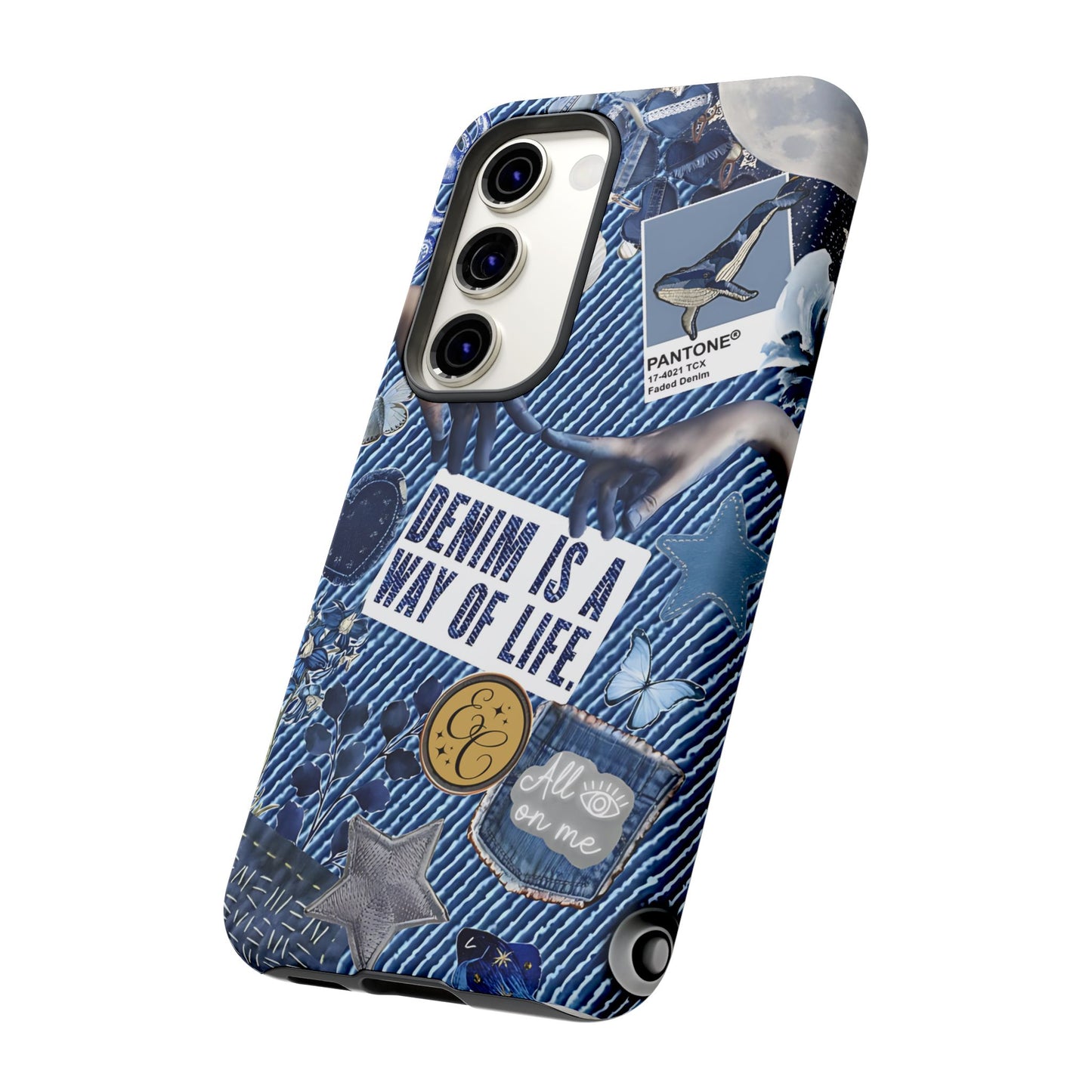 Denim Texture Tough Phone Case