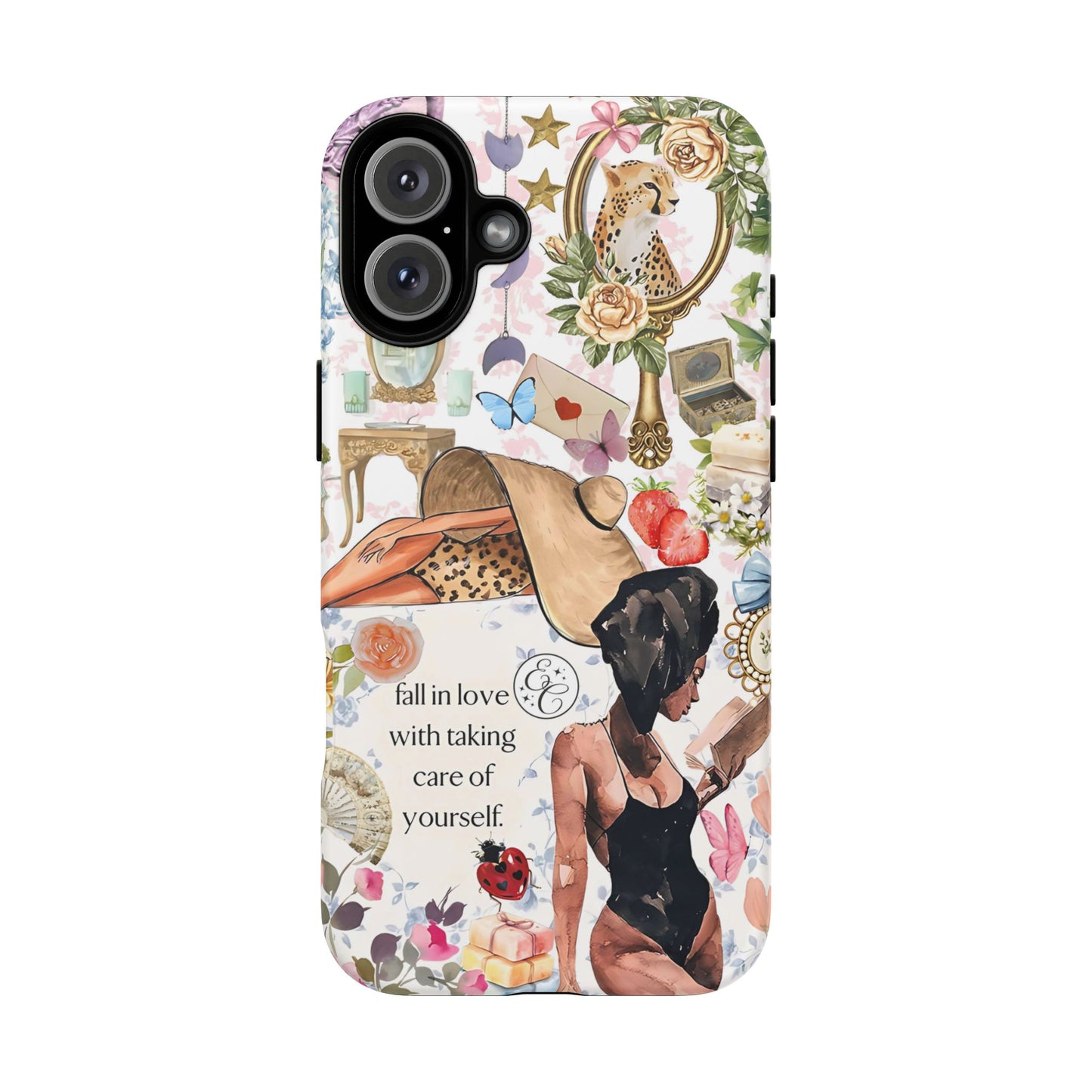 Aesthetic Coquette Collage Tough Phone Case
