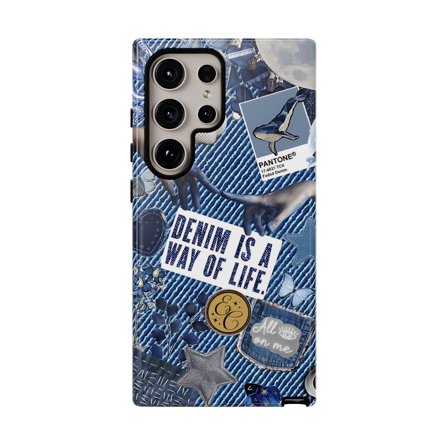 Denim Texture Tough Phone Case