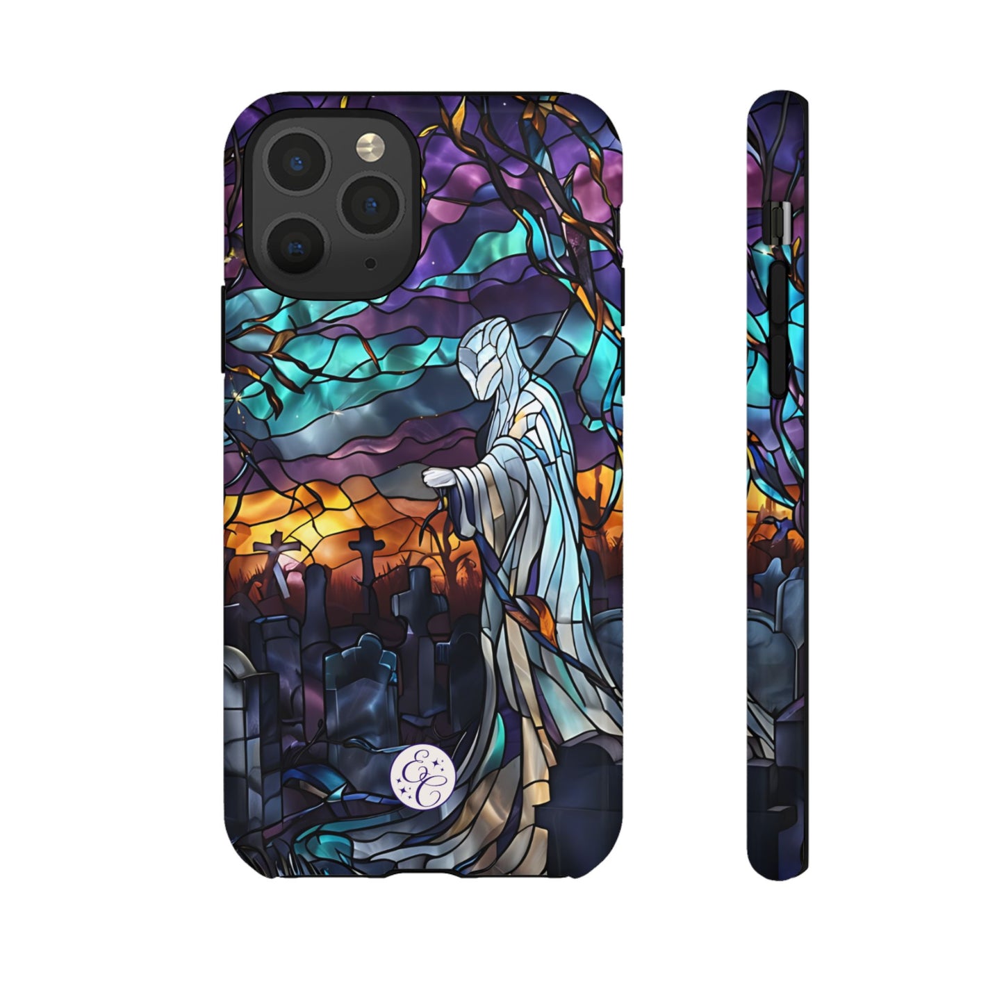 Stained Glass Ghost Tough Phone Case
