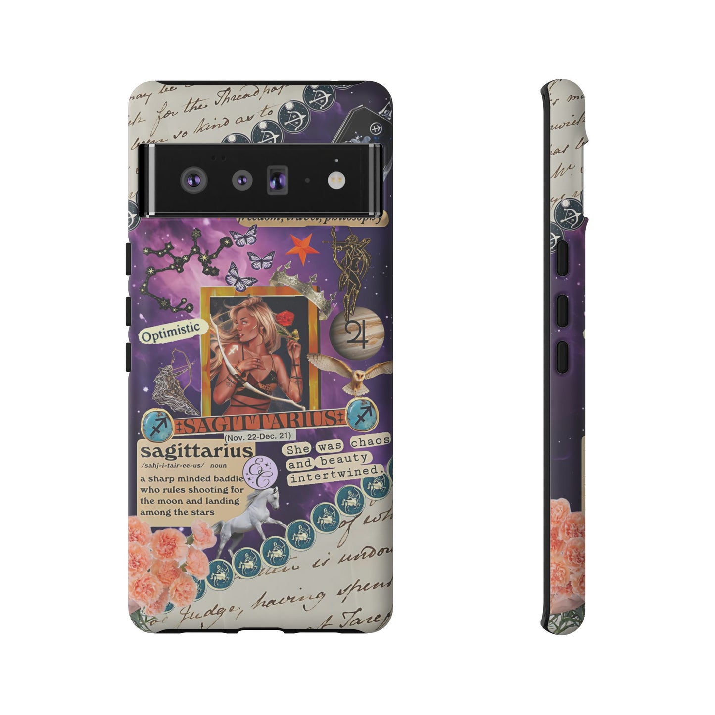 Sagittarius Zodiac Star Sign Tough Phone Case