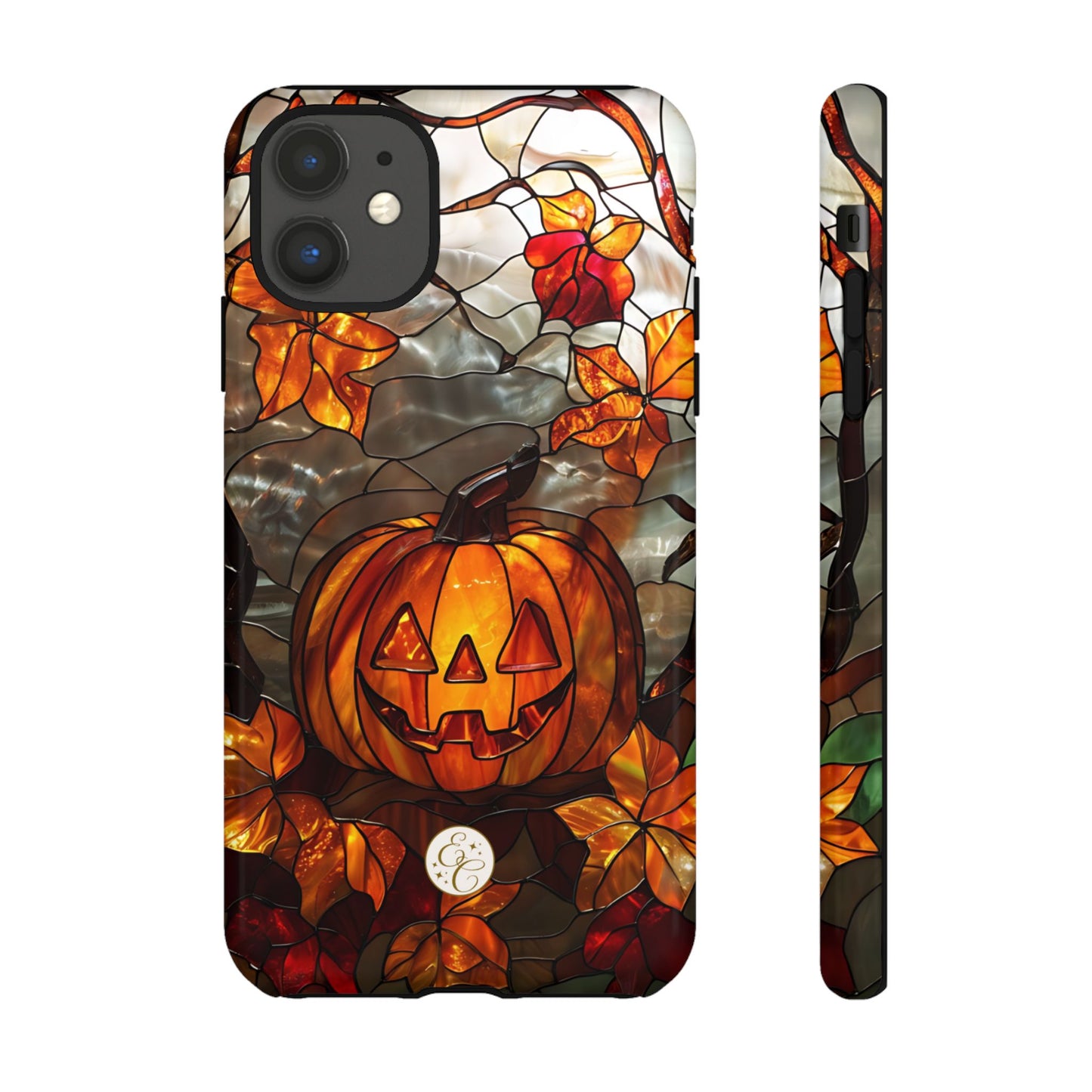 Stained Glass Pumpkin Tough Phone Case
