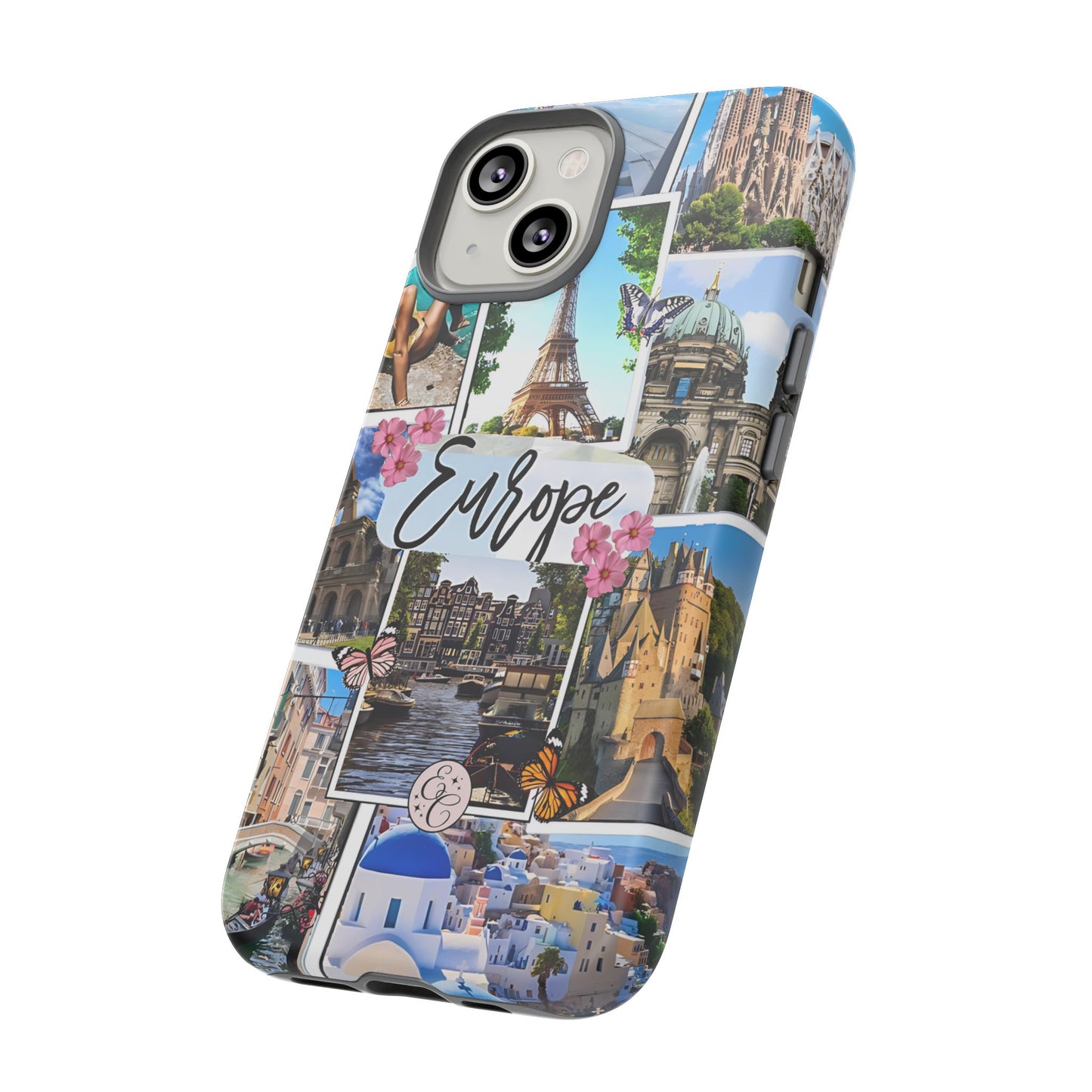 Europe Travel Collage Tough Phone Case