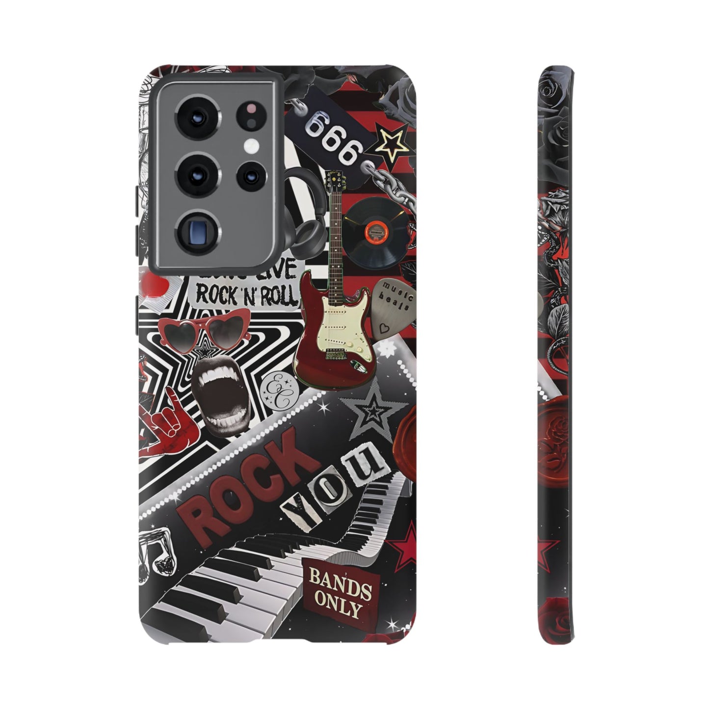Rock and Roll Collage Tough Phone Case