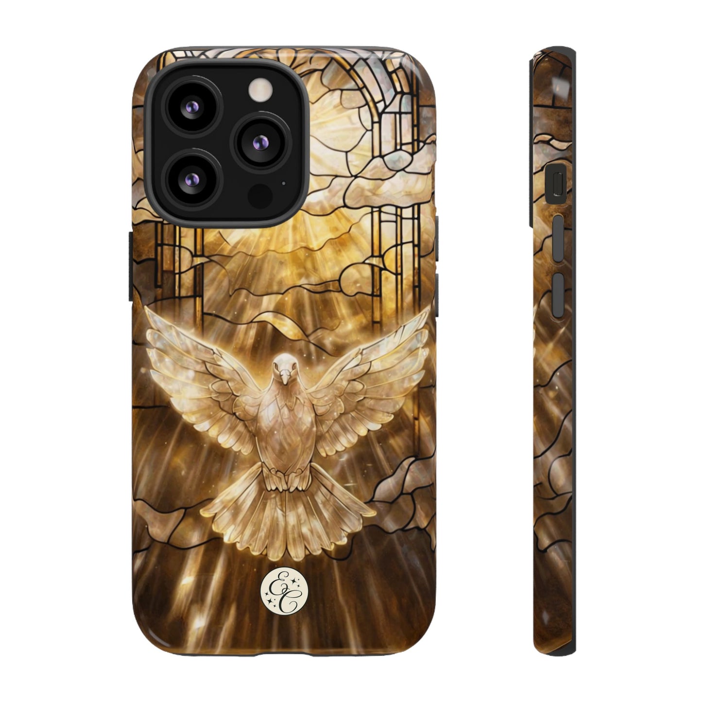 Holy Spirit Stained Glass Tough Phone Case