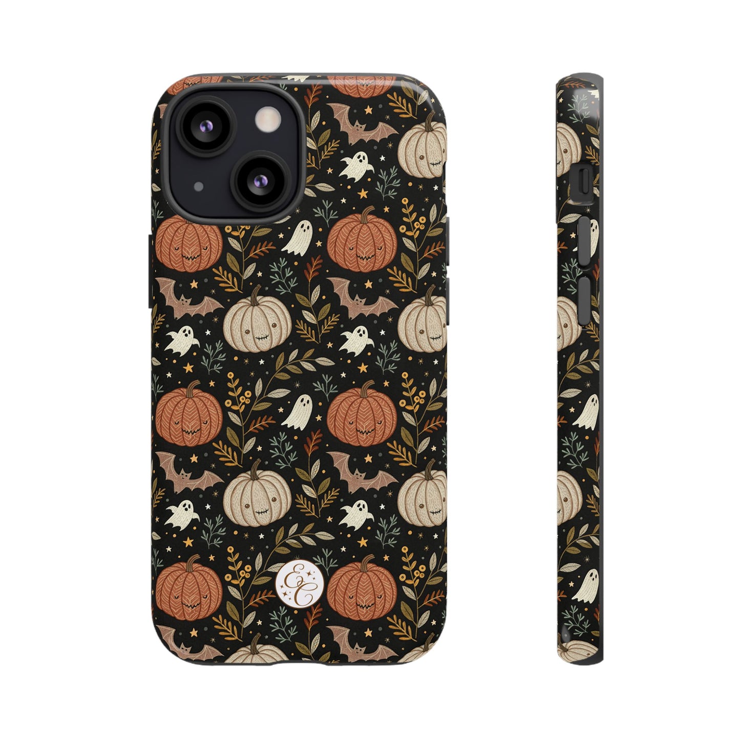 Spooky Halloween Boho Pattern Tough Phone Case
