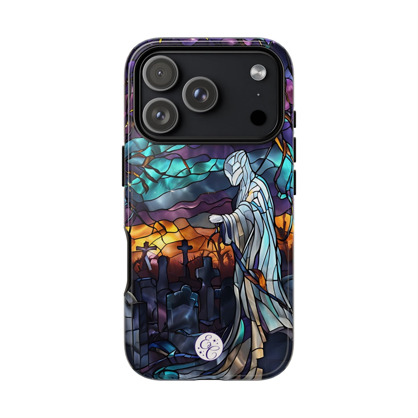 Stained Glass Ghost Tough Phone Case