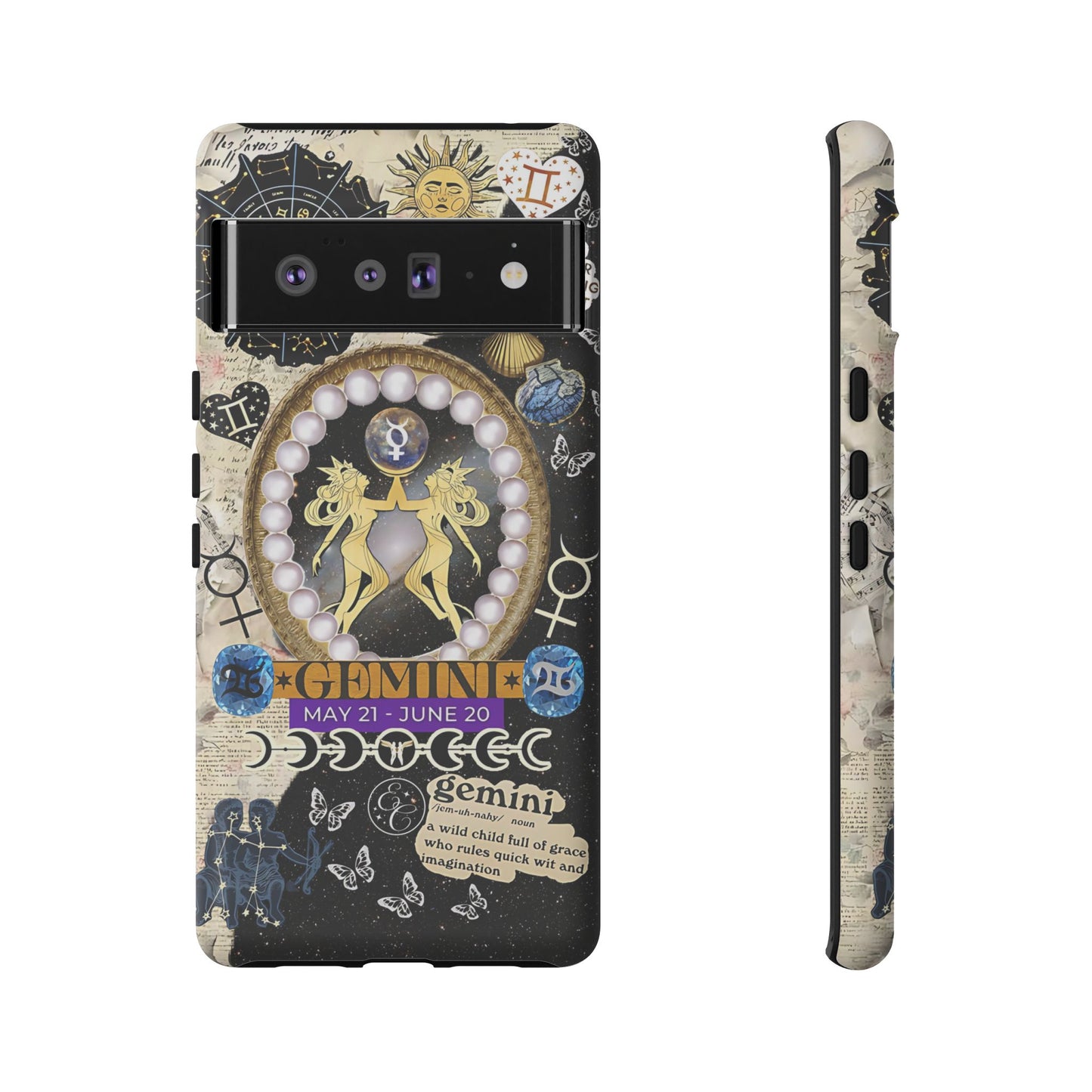 Gemini Zodiac Sign Tough Phone Case