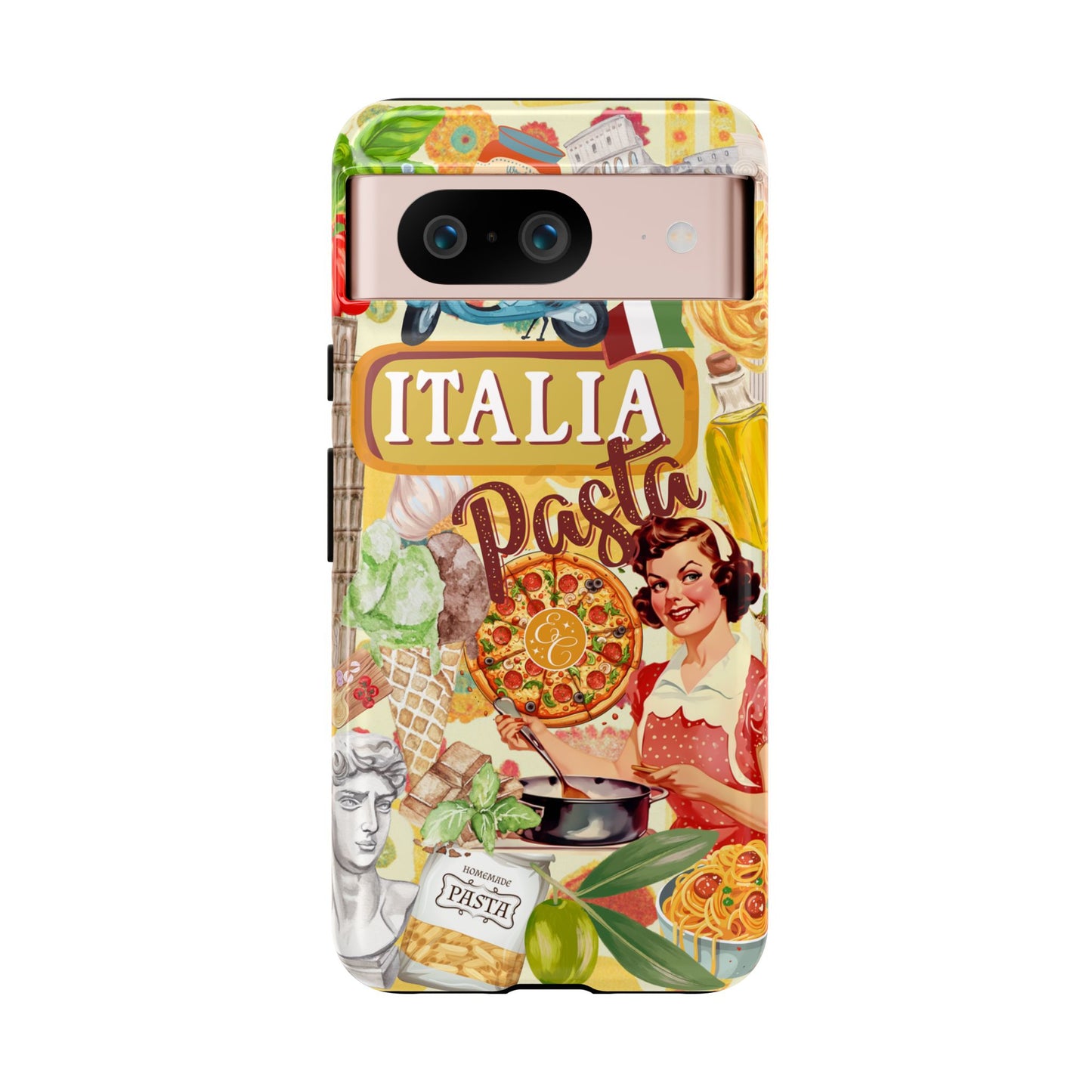 Italian Cuisine Collage Tough Phone Case