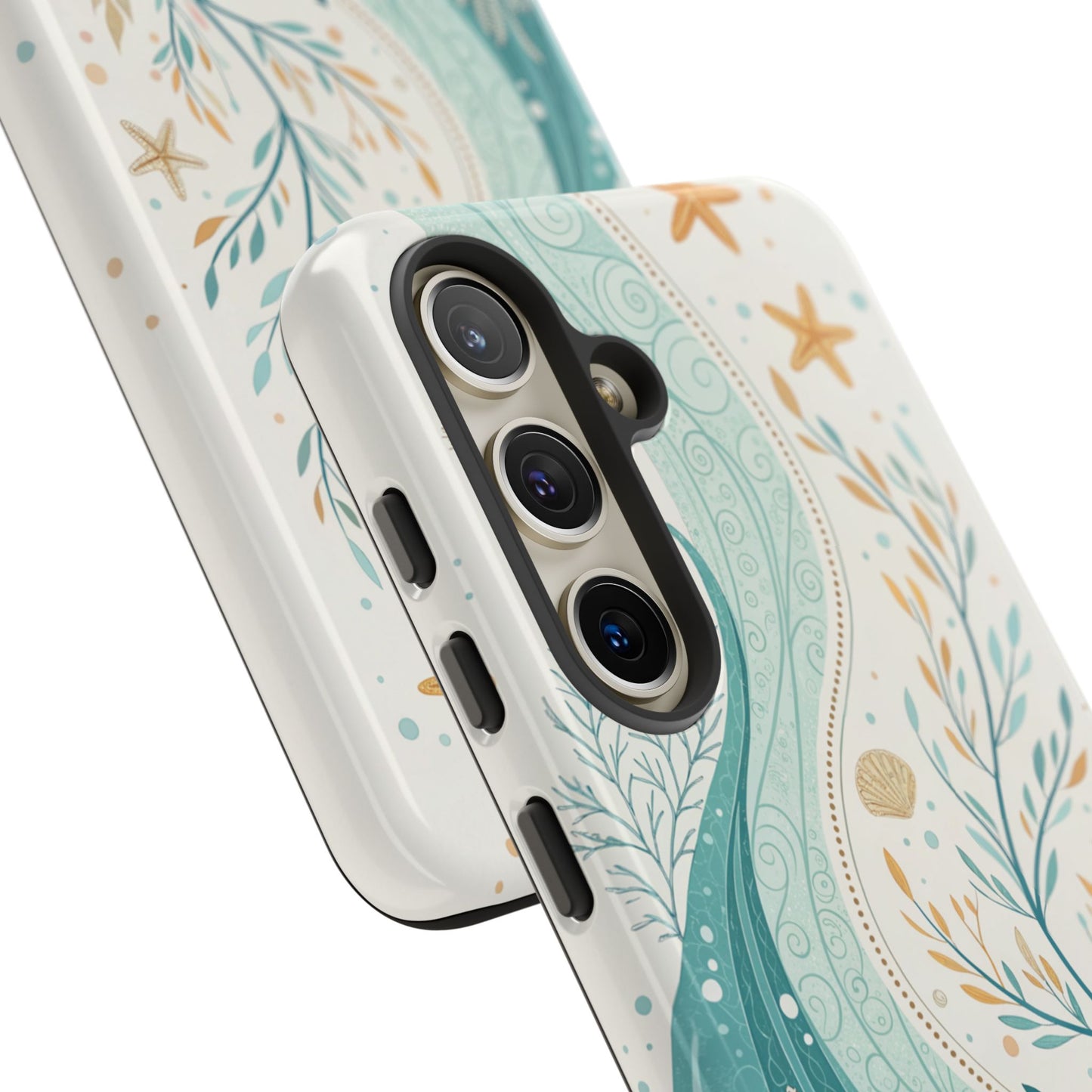 Ocean Boho Doodle Tough Phone Case