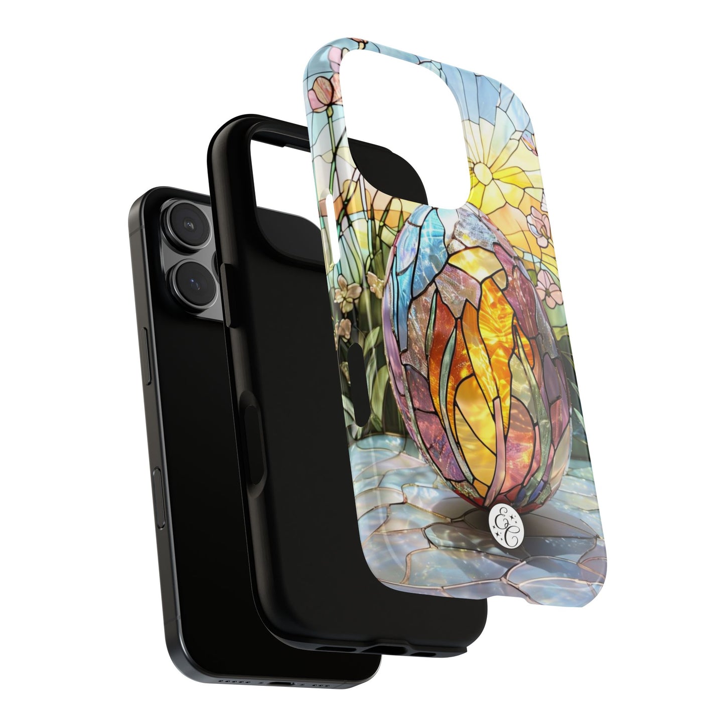 Easter Egg Stained Glass Tough Phone Case