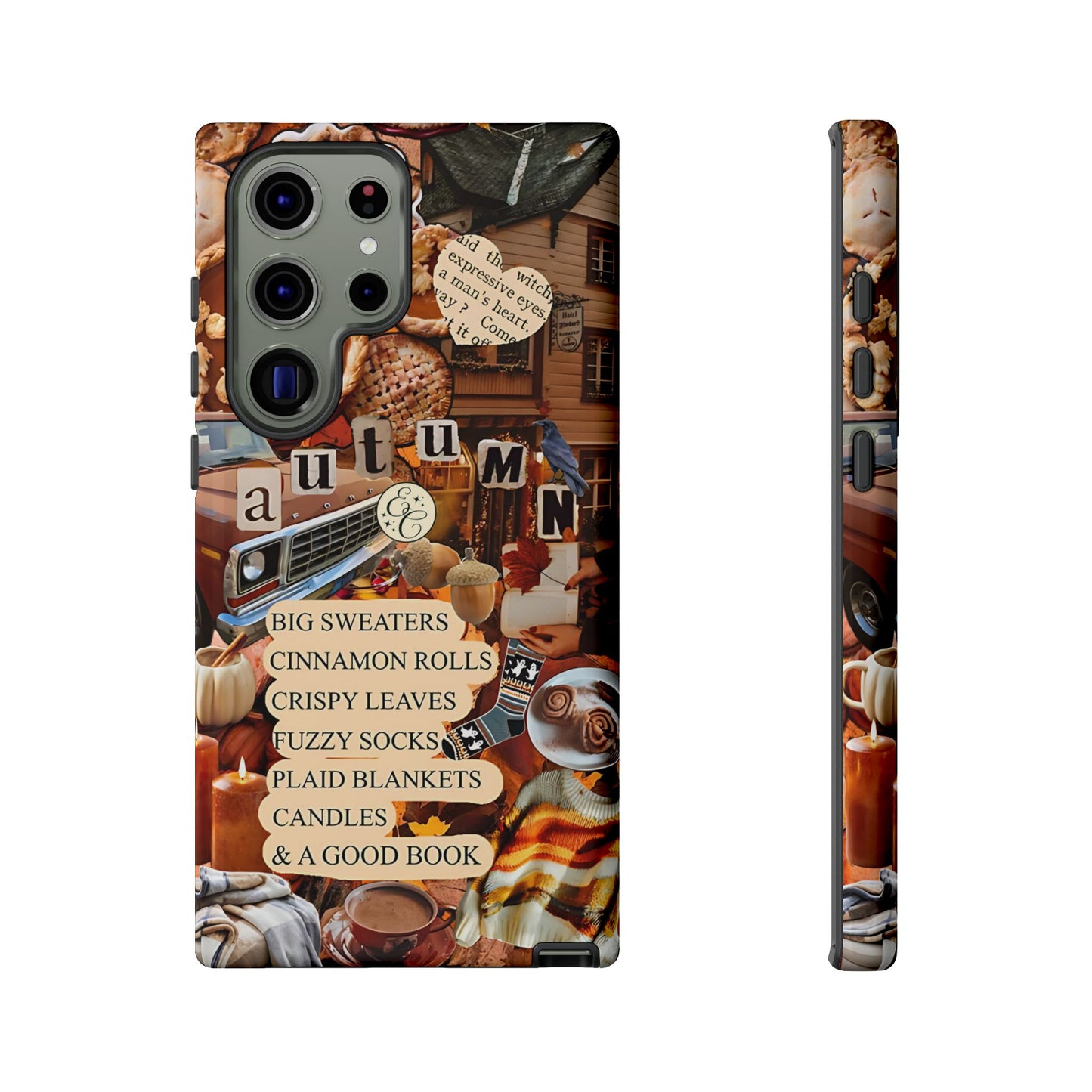 Autumn Aesthetic Collage Tough Phone Case