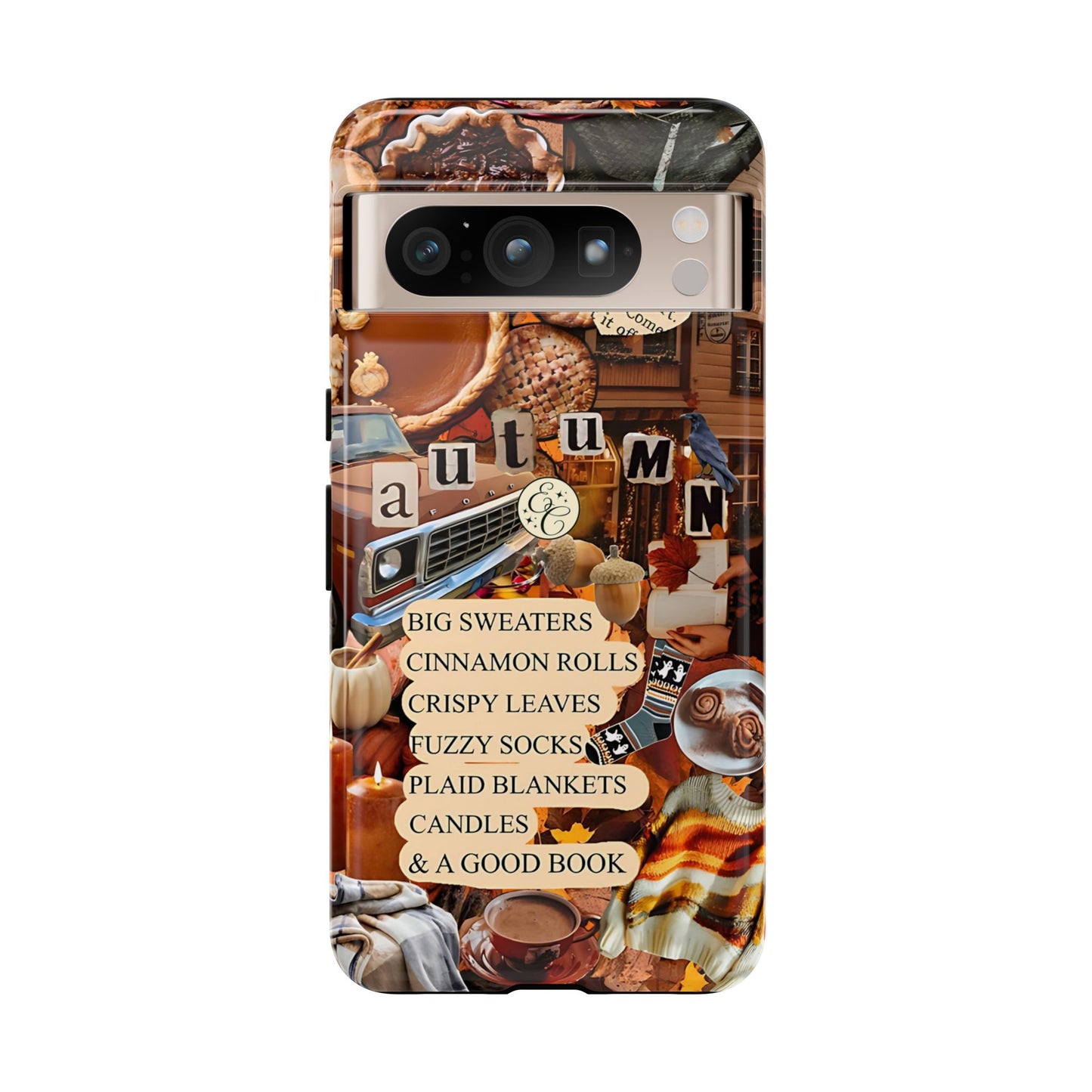 Autumn Aesthetic Collage Tough Phone Case