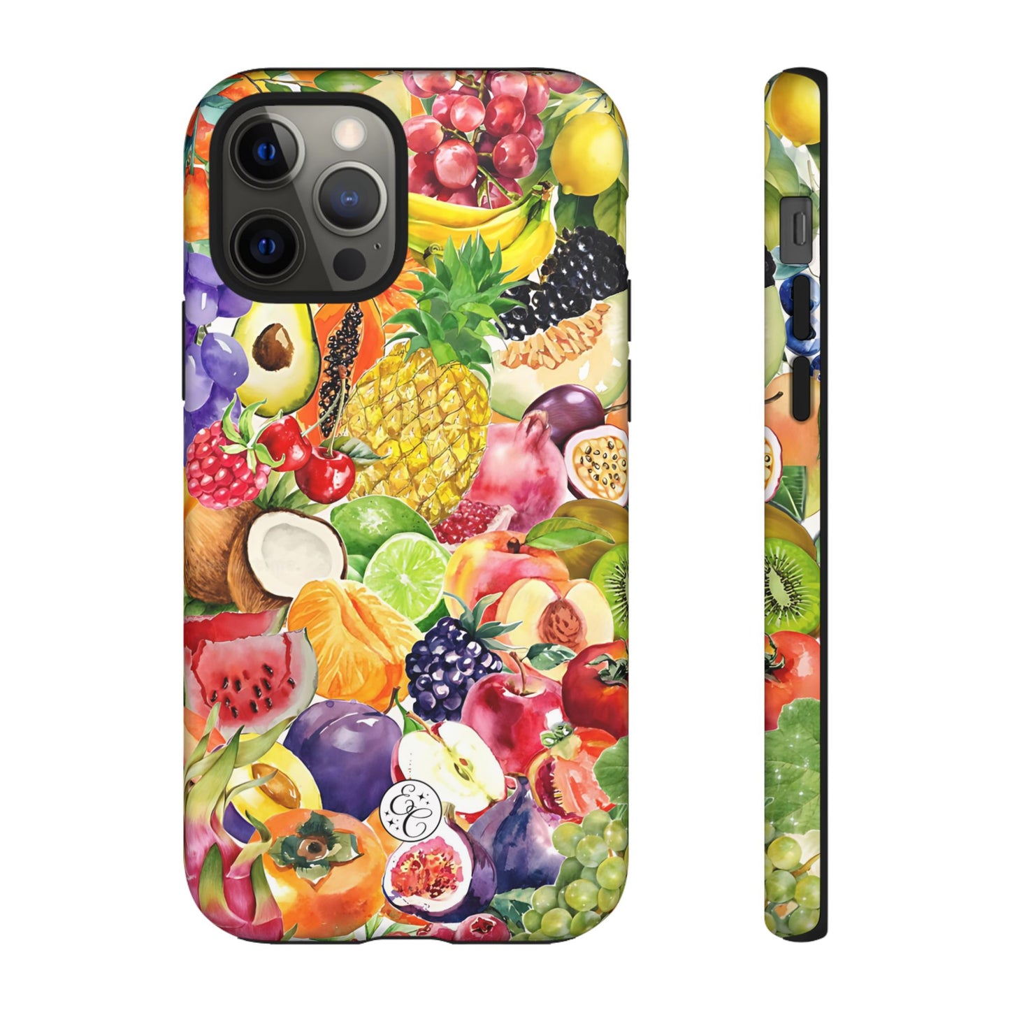 Colorful Fruits Collage Tough Phone Case