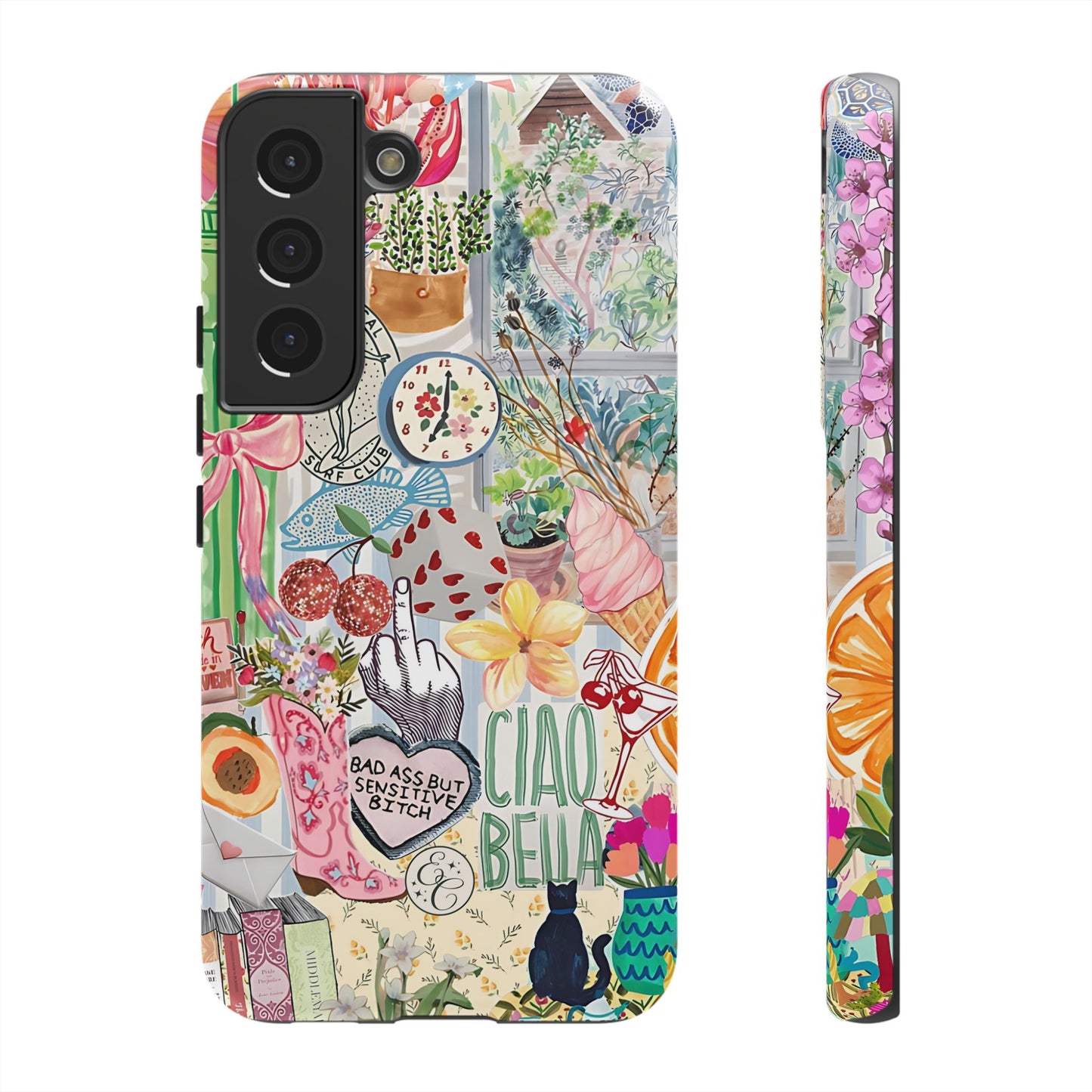 Coquette Art Collage Tough Phone Case