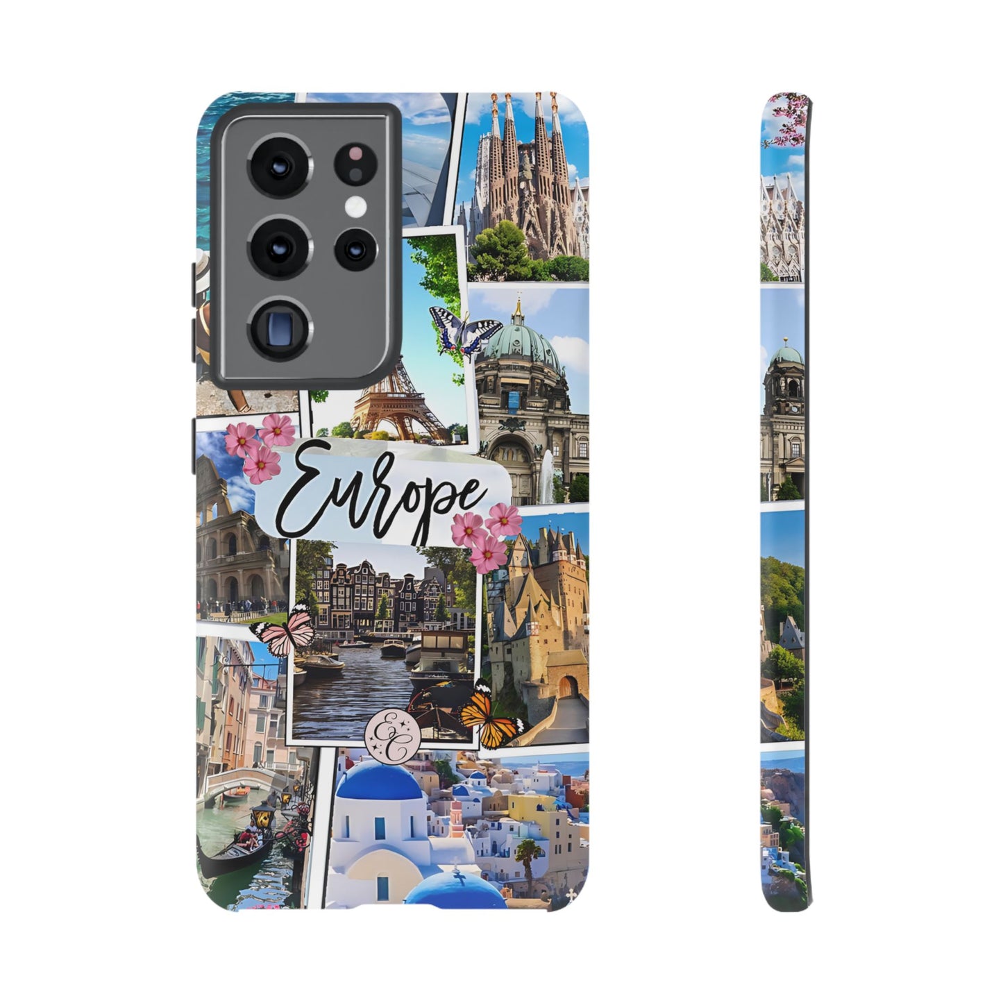 Europe Travel Collage Tough Phone Case
