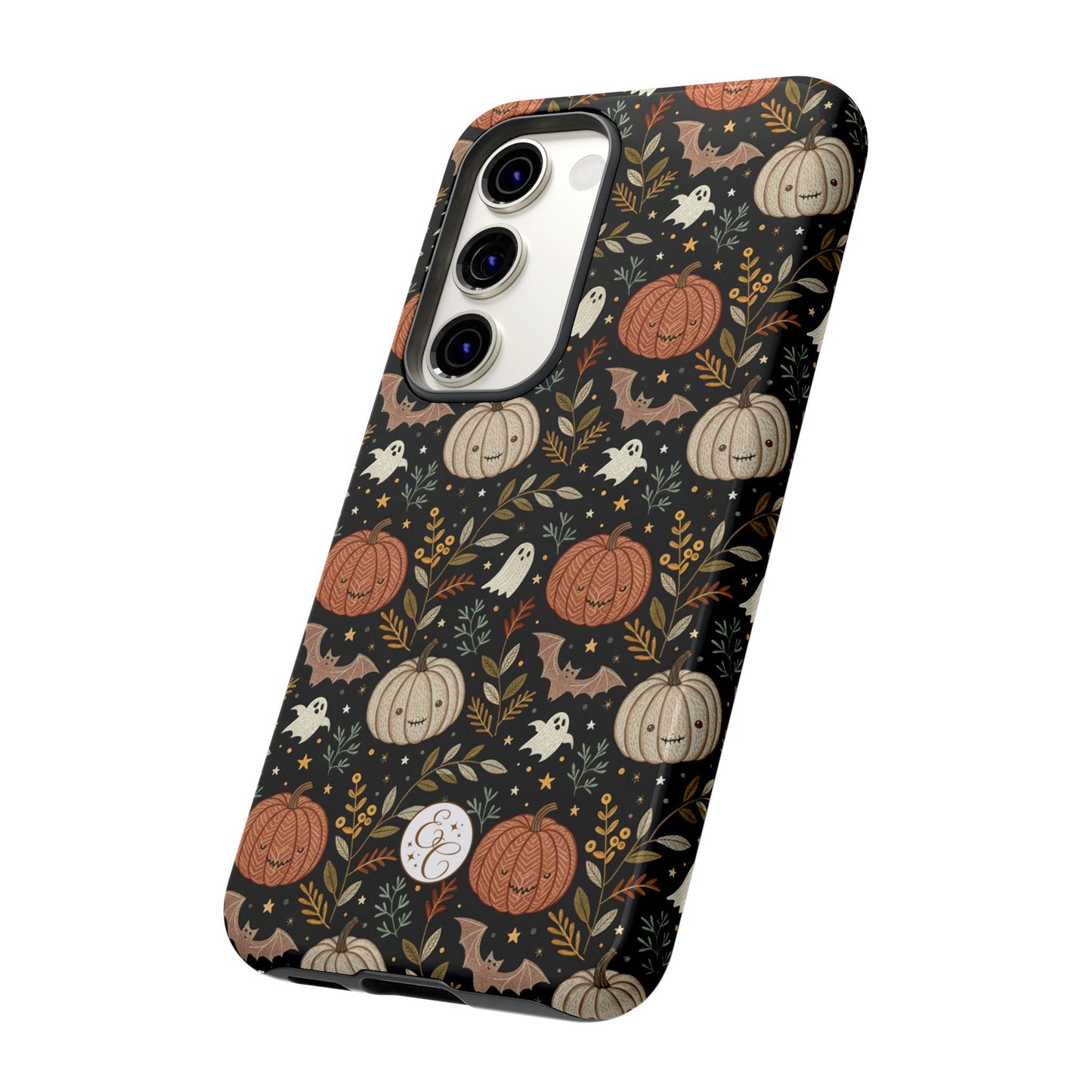 Spooky Halloween Boho Pattern Tough Phone Case
