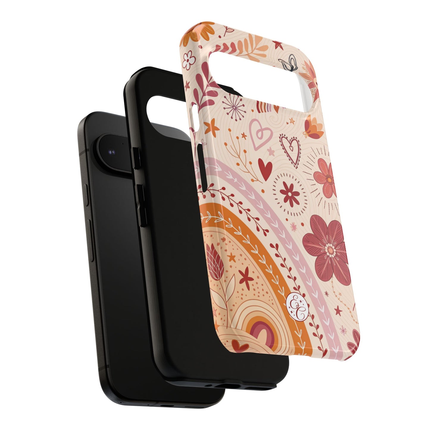 Lesbian Boho Doodle Tough Phone Case