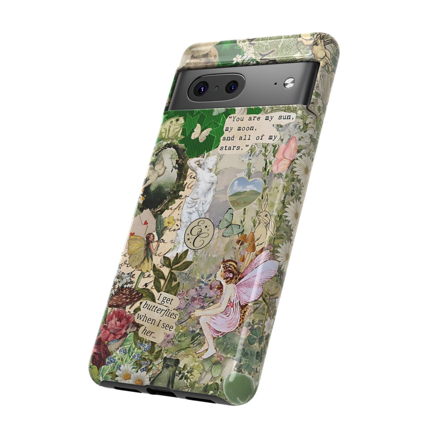 Vintage Botanical Collage Tough Phone Case