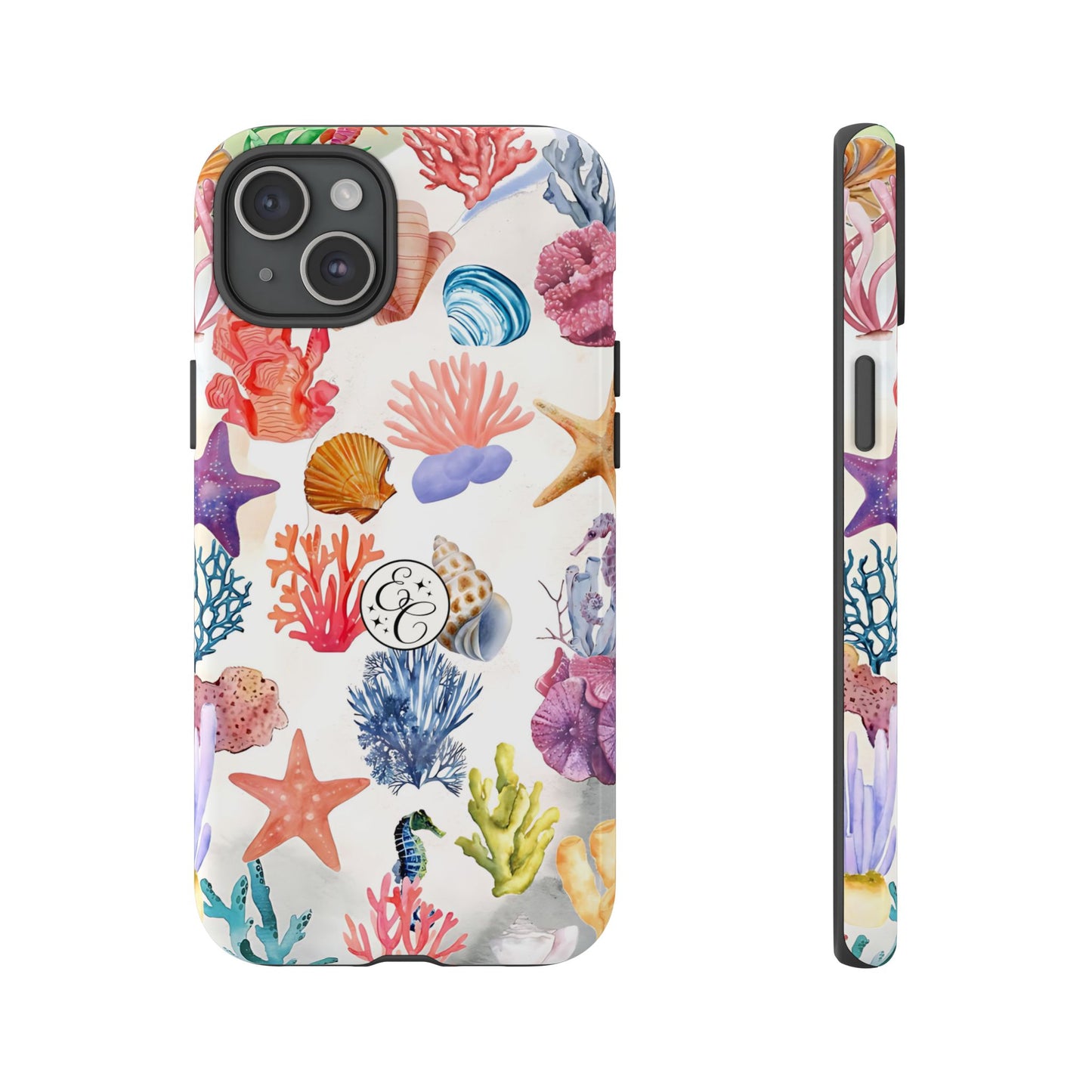 Coral & Sea Shells Tough Phone Case