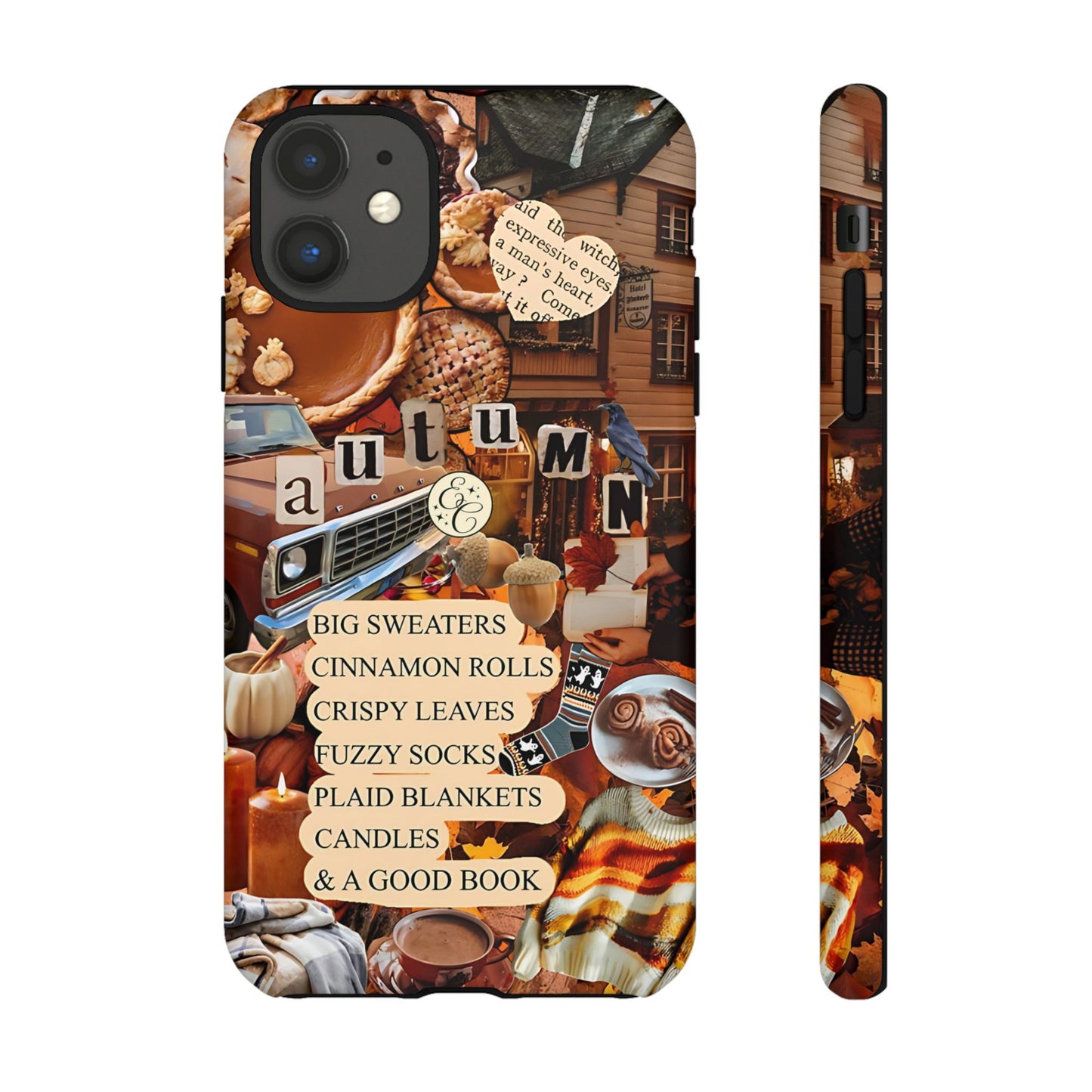 Autumn Aesthetic Collage Tough Phone Case