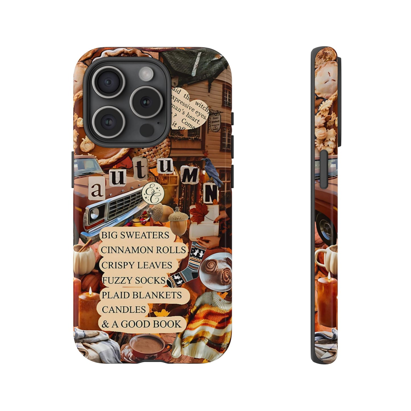 Autumn Aesthetic Collage Tough Phone Case