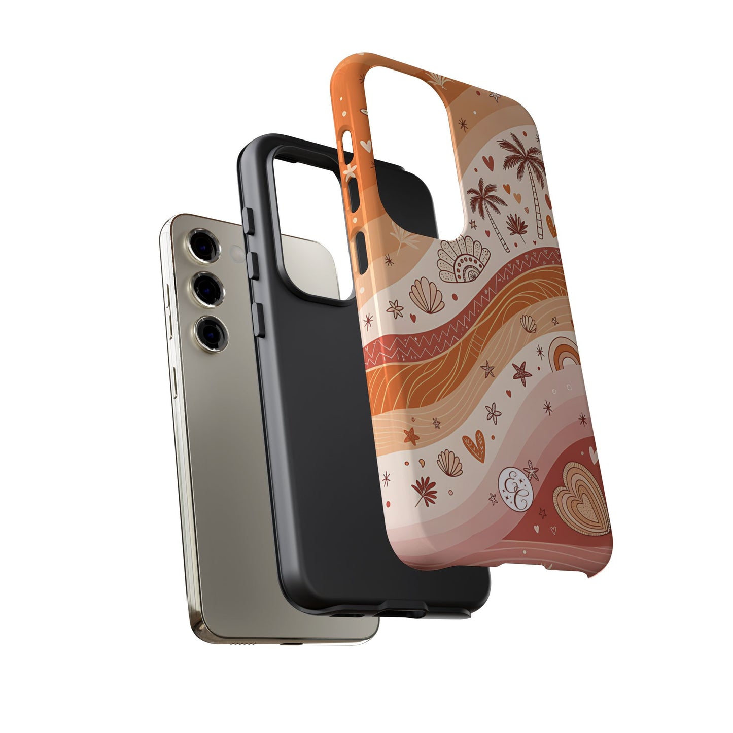 Lesbian Pride Boho Beach Tough Phone Case