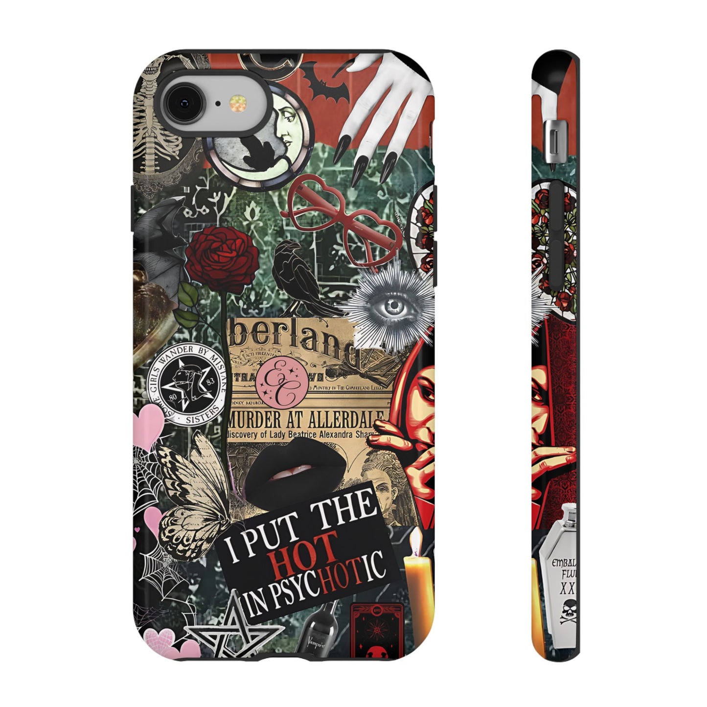 Gothic Collage Tough Phone Case