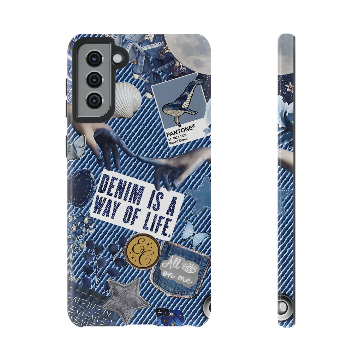 Denim Texture Tough Phone Case