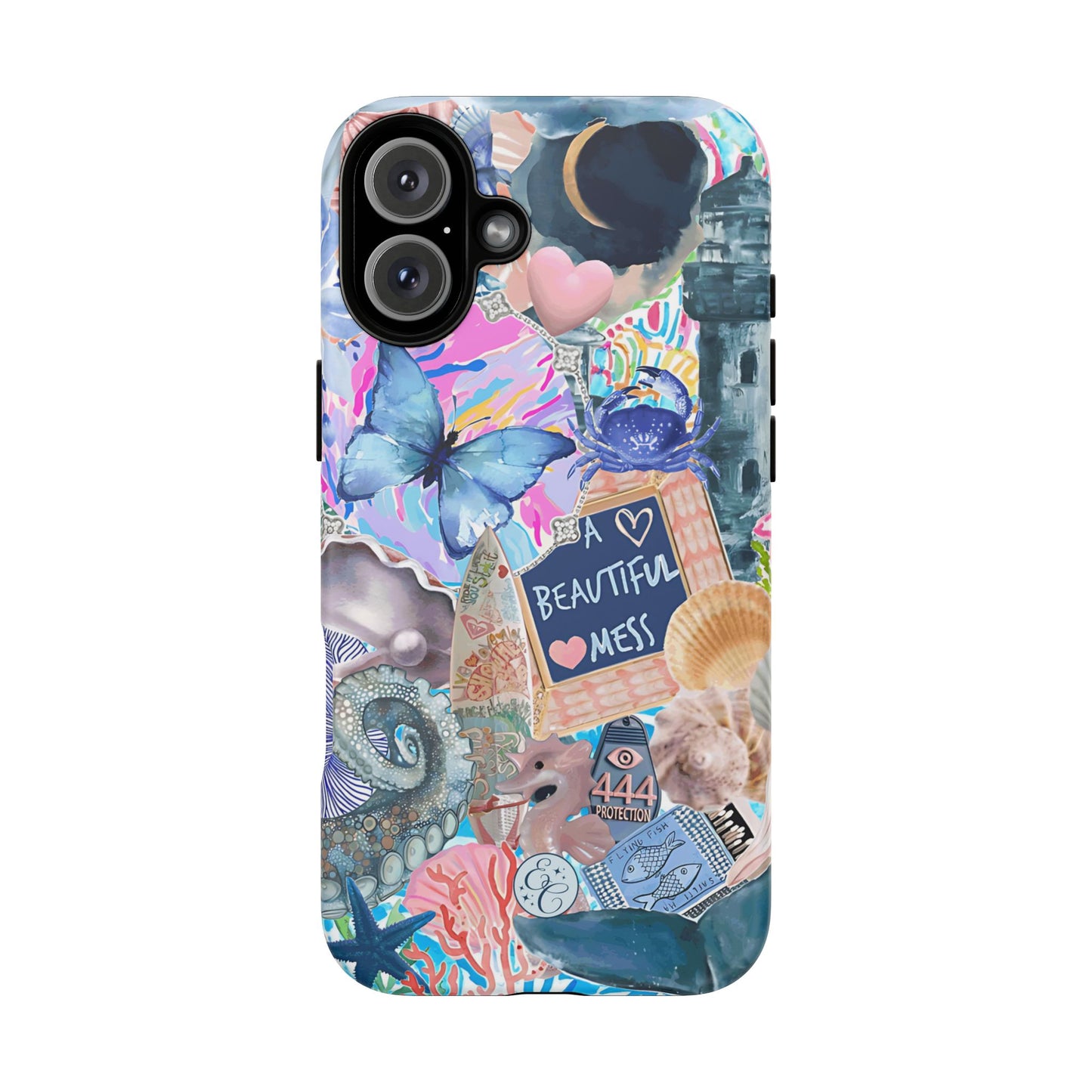 Beautiful Mess Collage Tough Phone Case