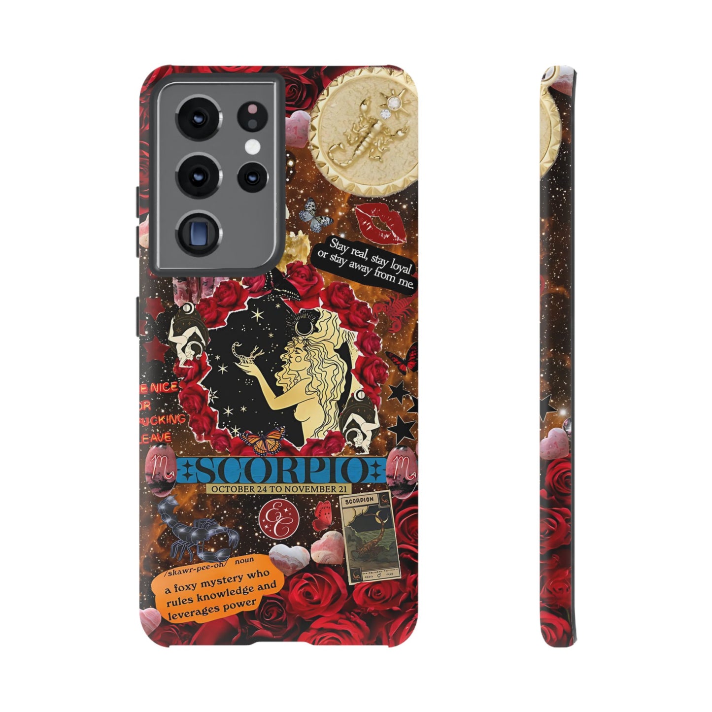Scorpio Zodiac Star Sign Tough Phone Case