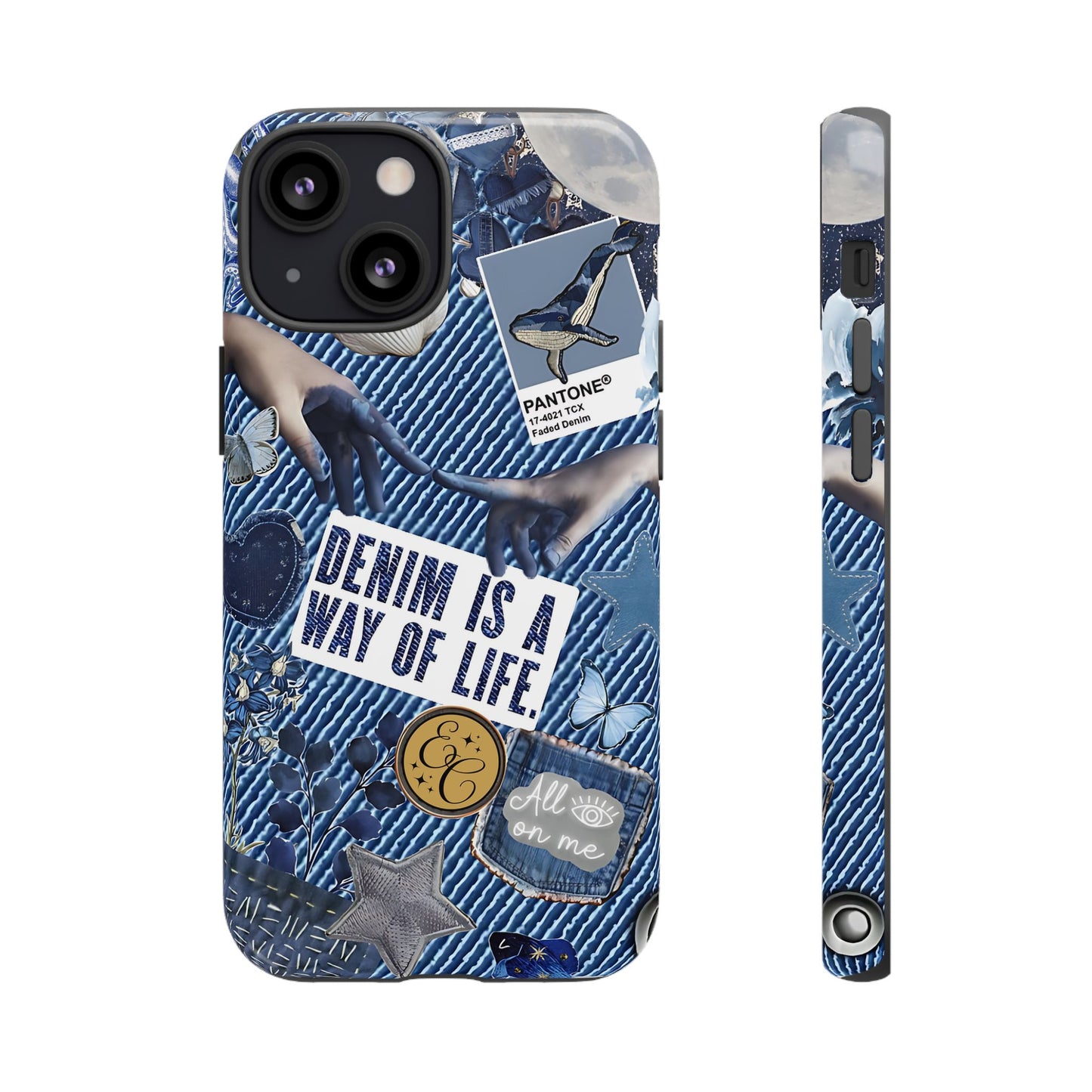 Denim Texture Tough Phone Case