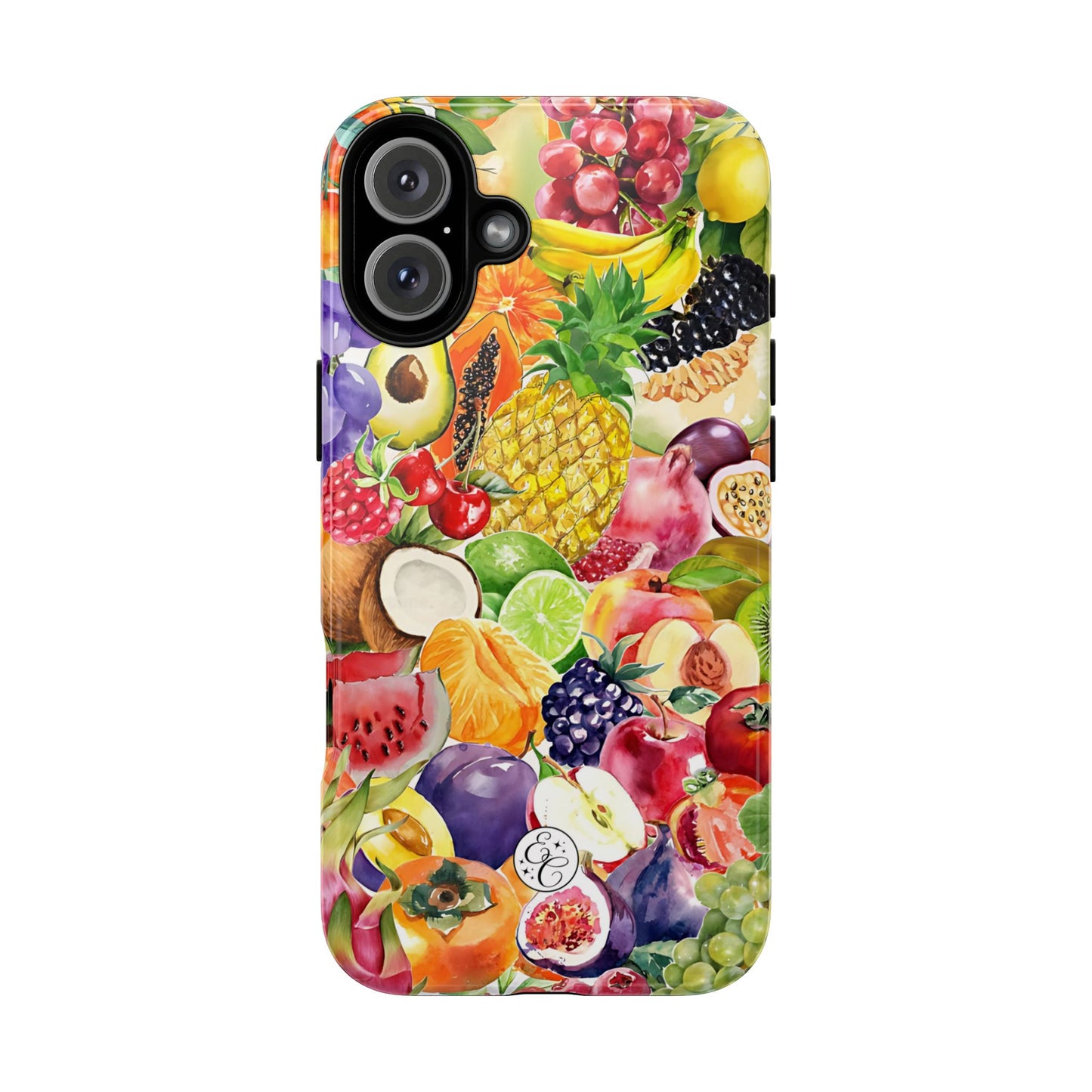 Colorful Fruits Collage Tough Phone Case