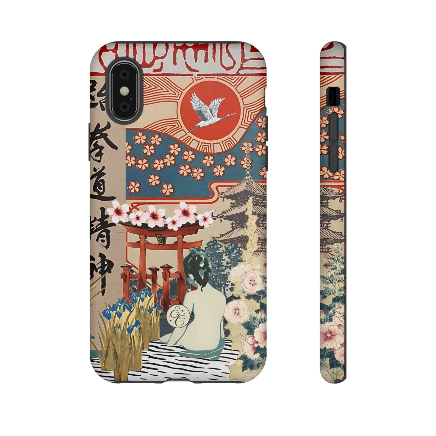 Japanese Style Art Tough Phone Case
