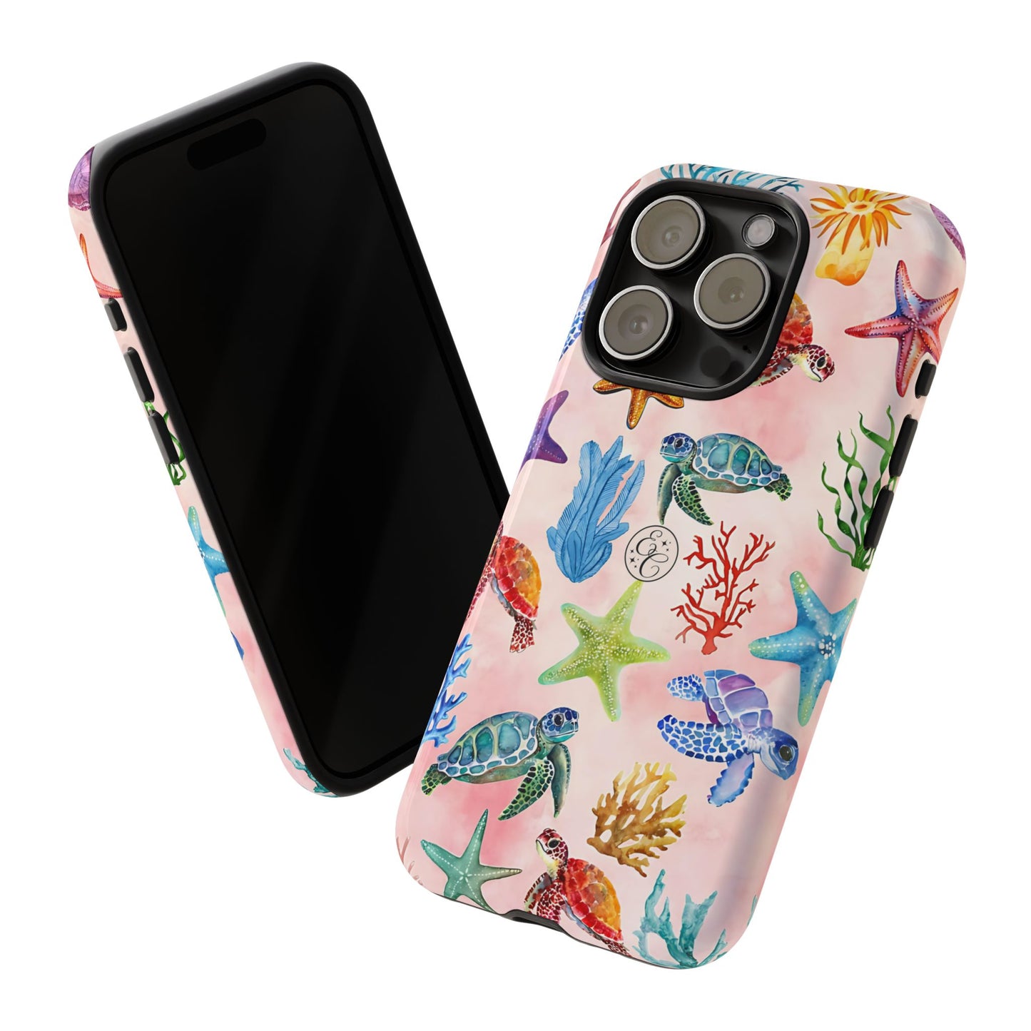 Colorful Marine Life Tough Phone Case