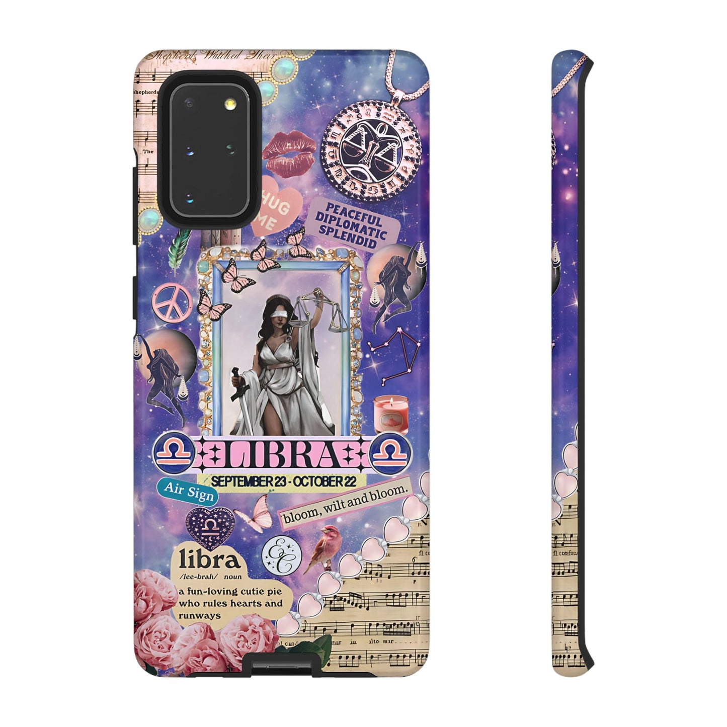 Libra Zodiac Star Sign Tough Phone Case