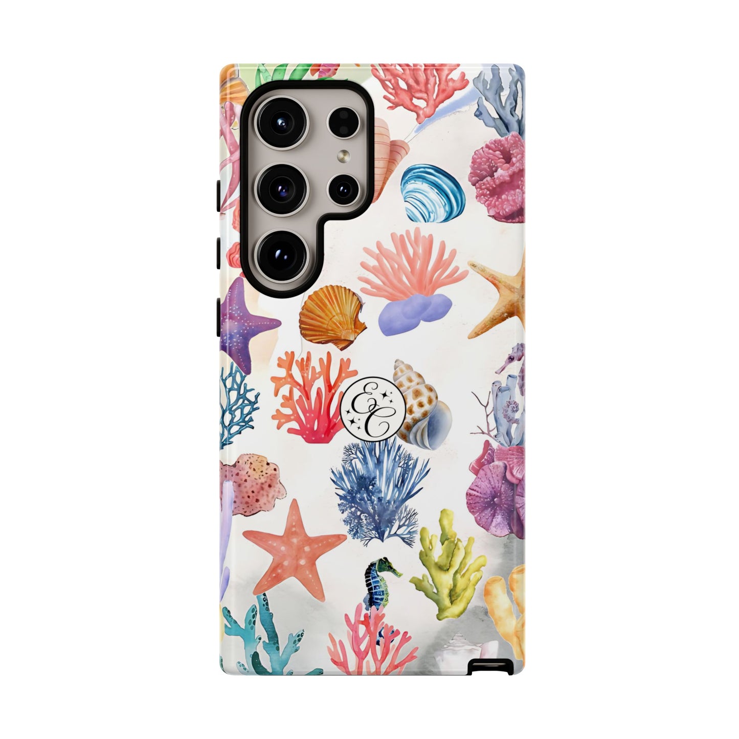 Coral & Sea Shells Tough Phone Case