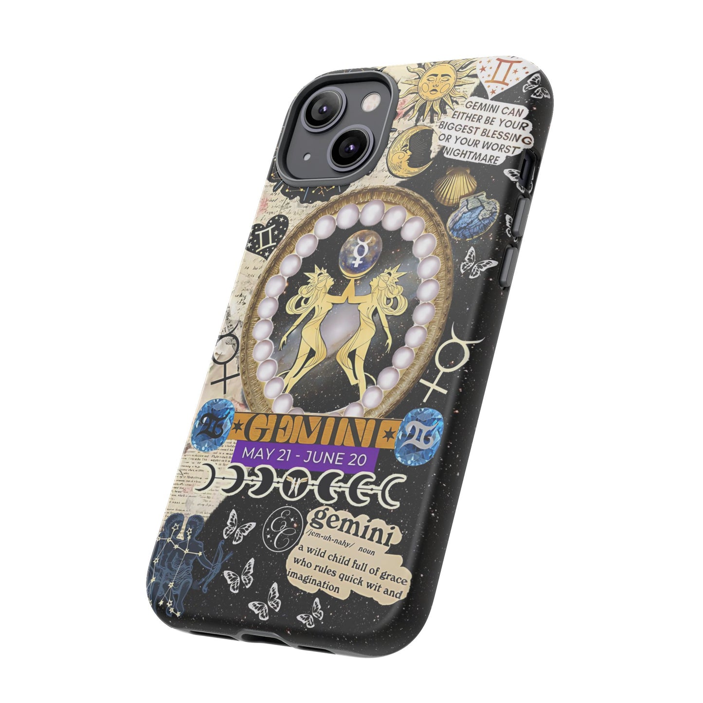 Gemini Zodiac Sign Tough Phone Case