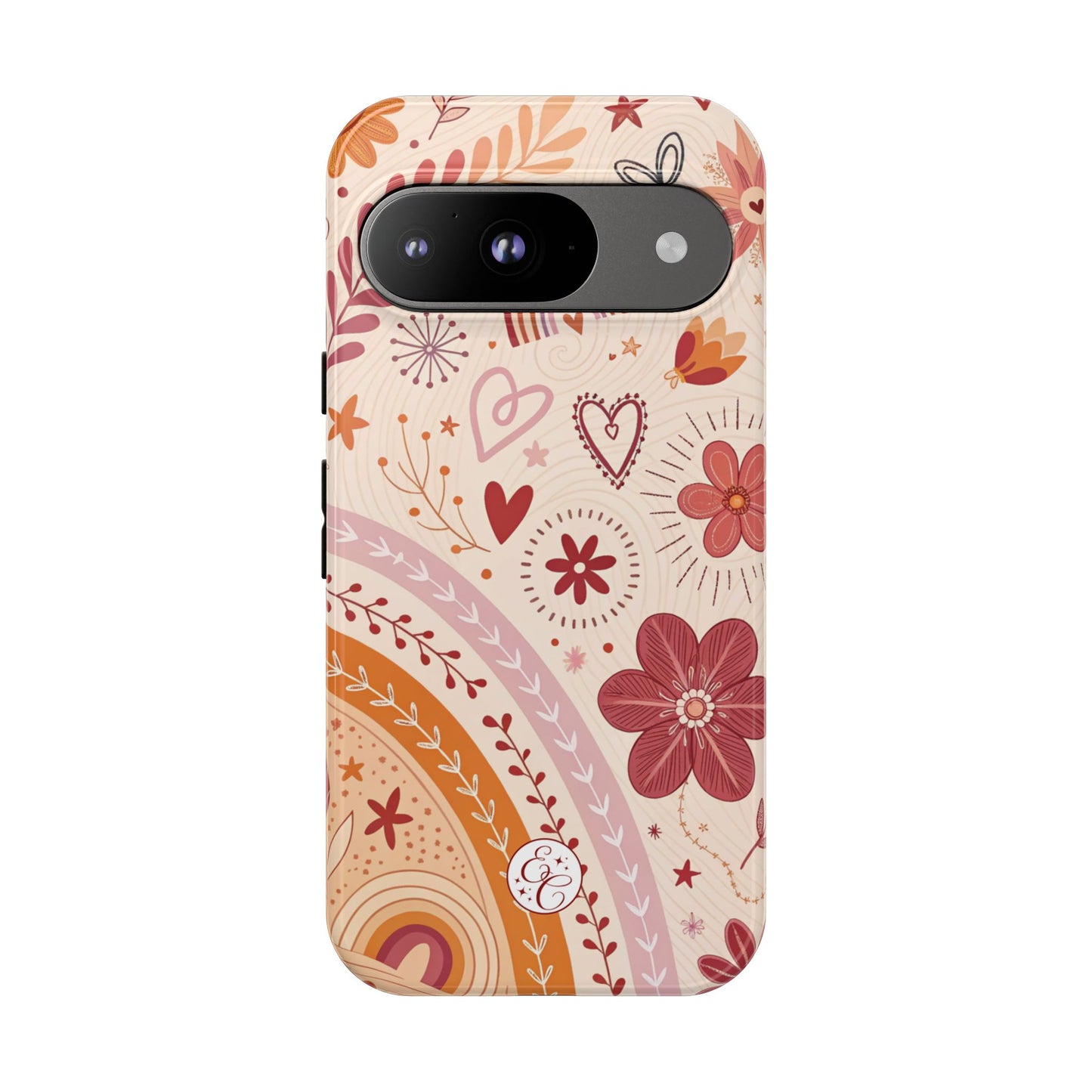 Lesbian Boho Doodle Tough Phone Case