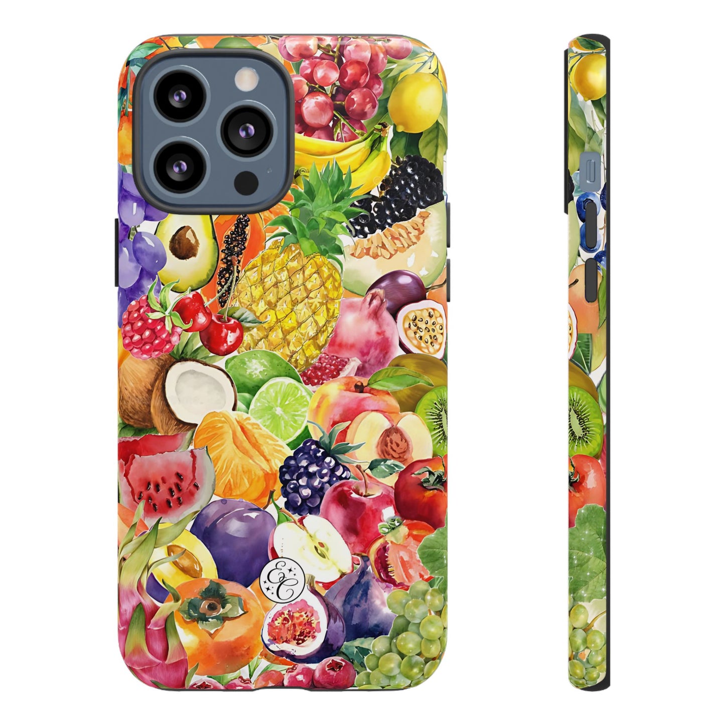 Colorful Fruits Collage Tough Phone Case