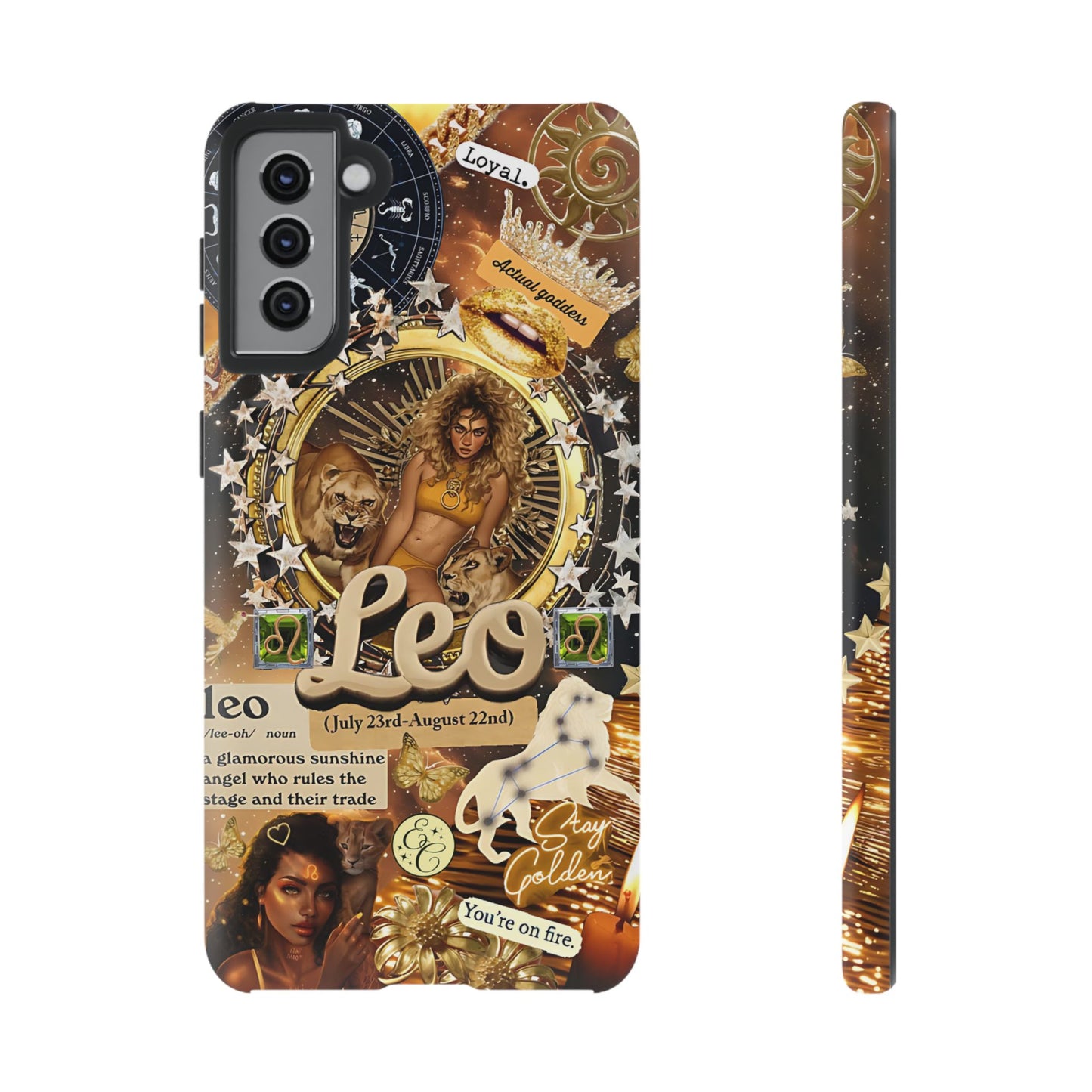 Leo Zodiac Sign Tough Phone Case