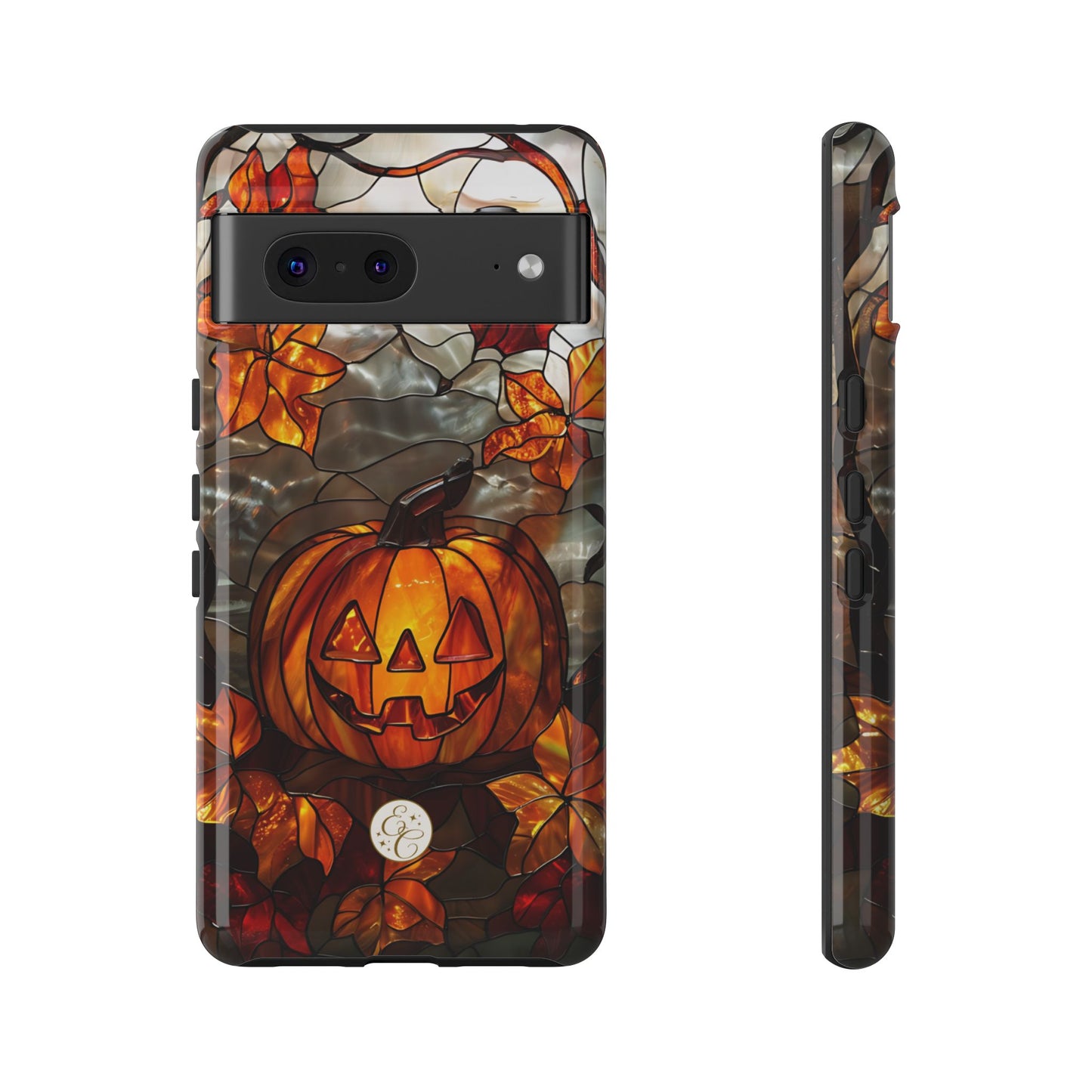 Stained Glass Pumpkin Tough Phone Case