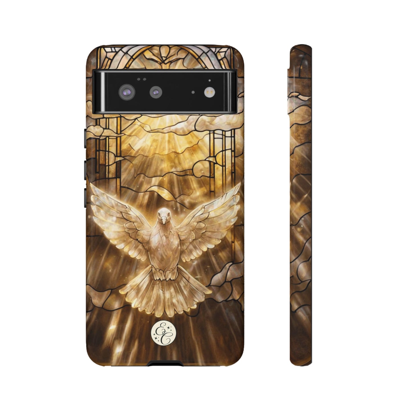 Holy Spirit Stained Glass Tough Phone Case