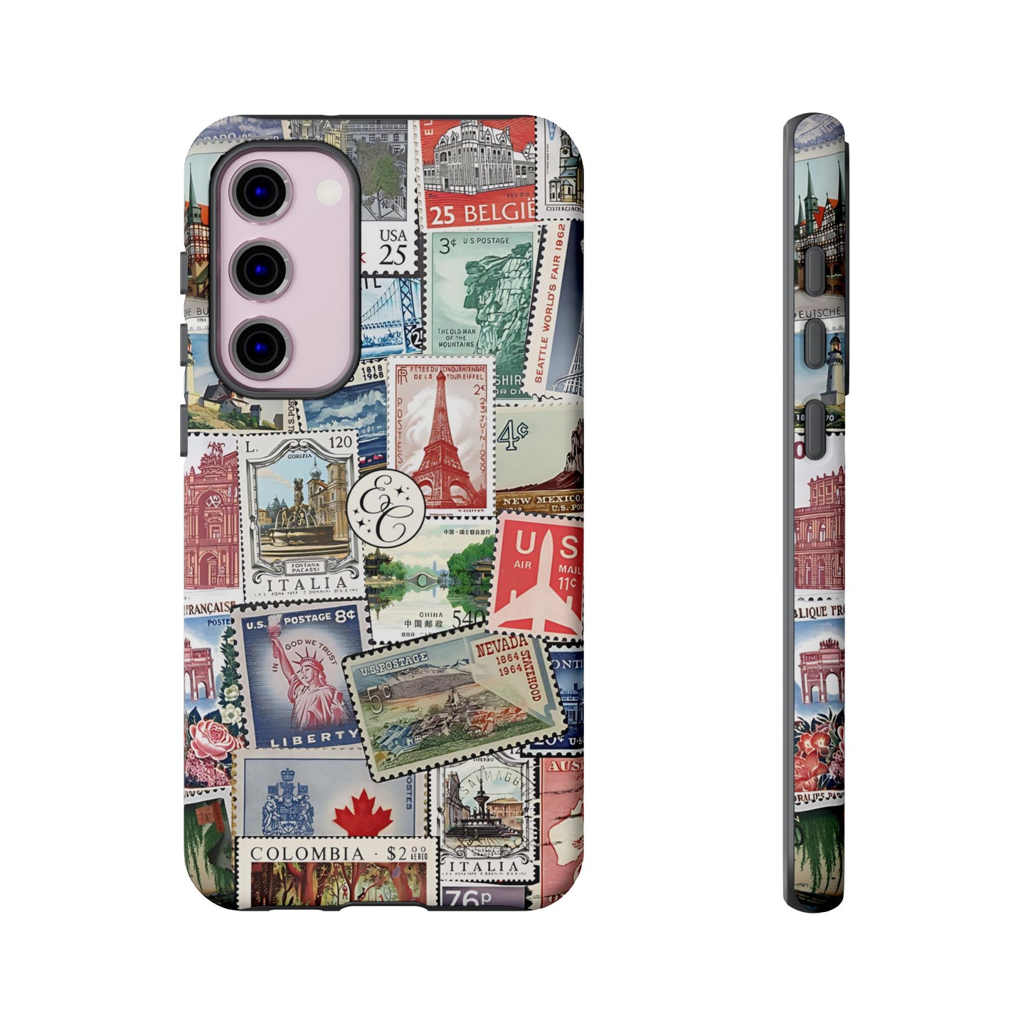 Vintage Stamp Collection Tough Phone Case