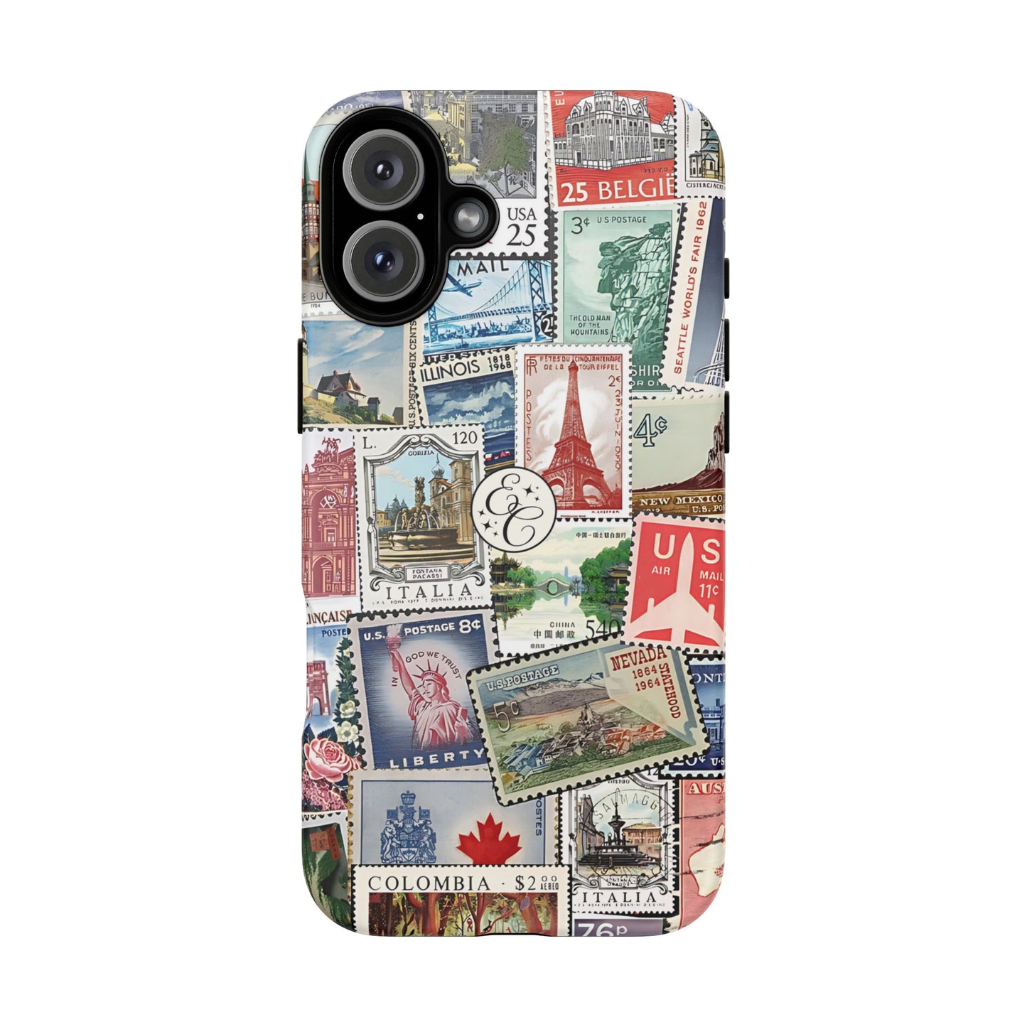 Vintage Stamp Collection Tough Phone Case