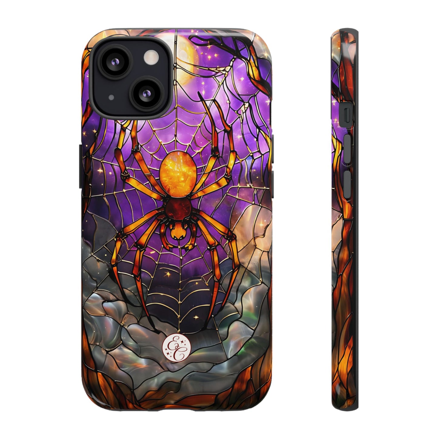 Stained Glass Spider Tough Phone Case